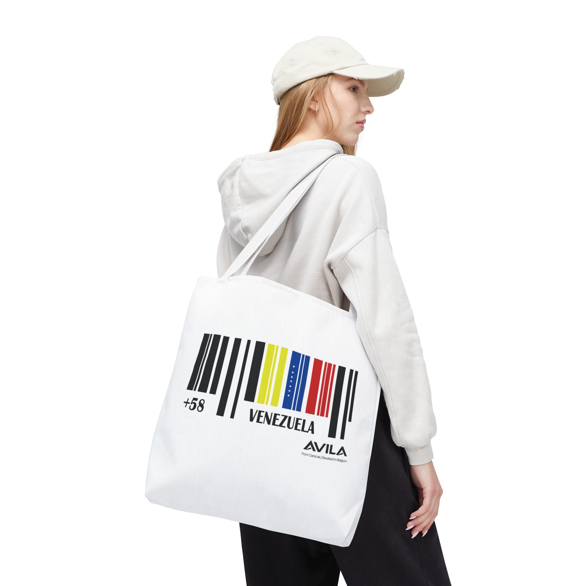 Venezuela Flag Barcode Tote Bag