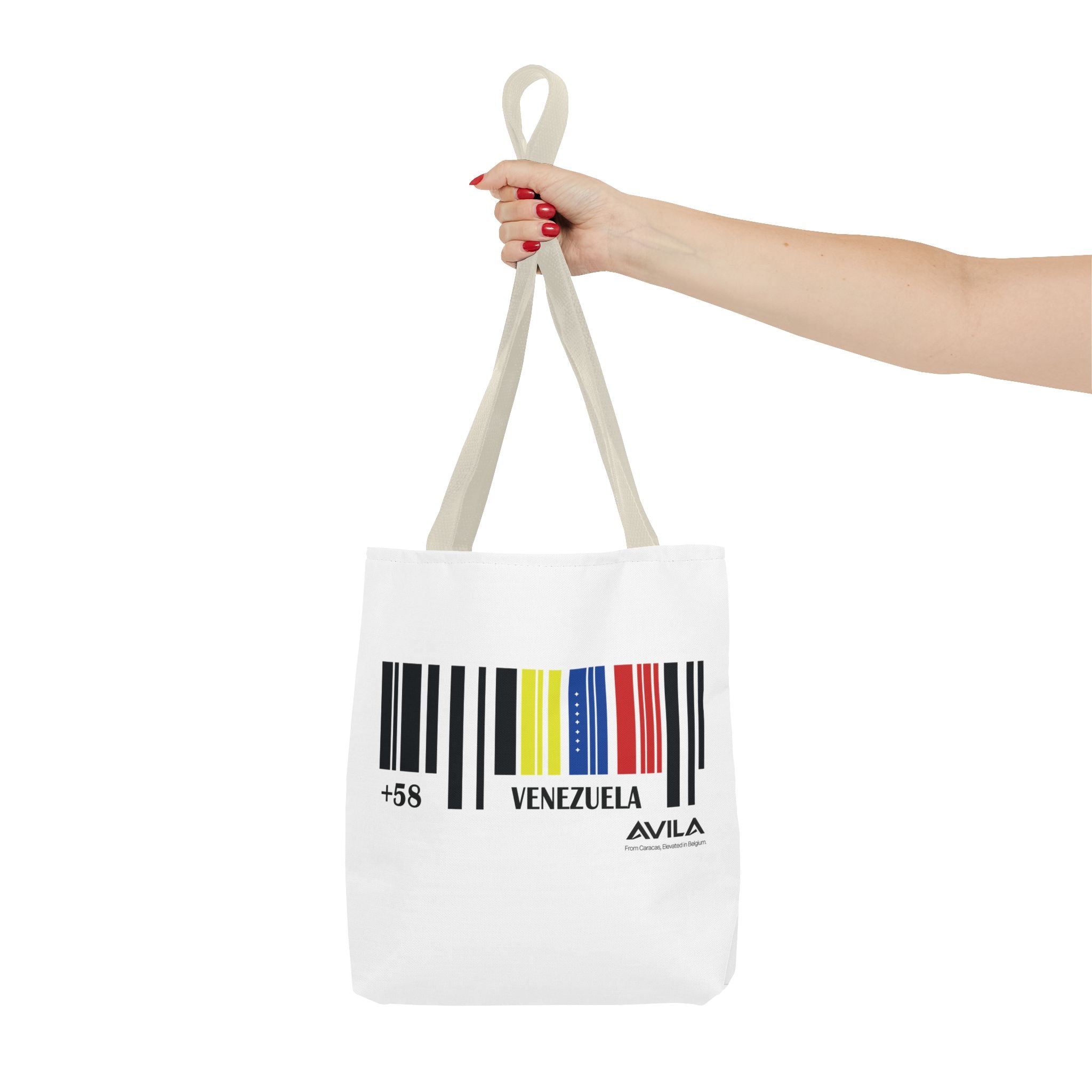 Venezuela Flag Barcode Tote Bag