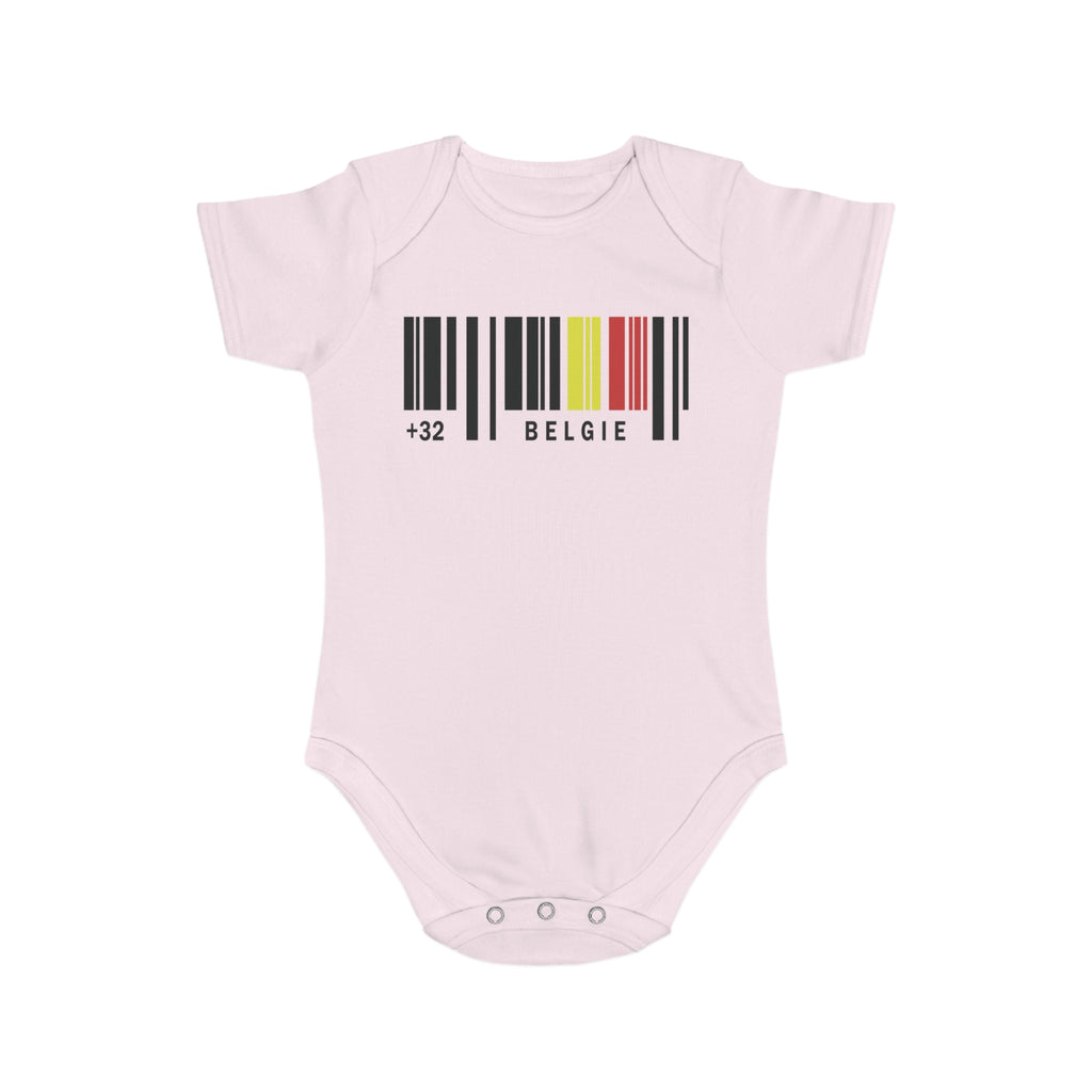 Belgium Barcode Baby Bodysuit