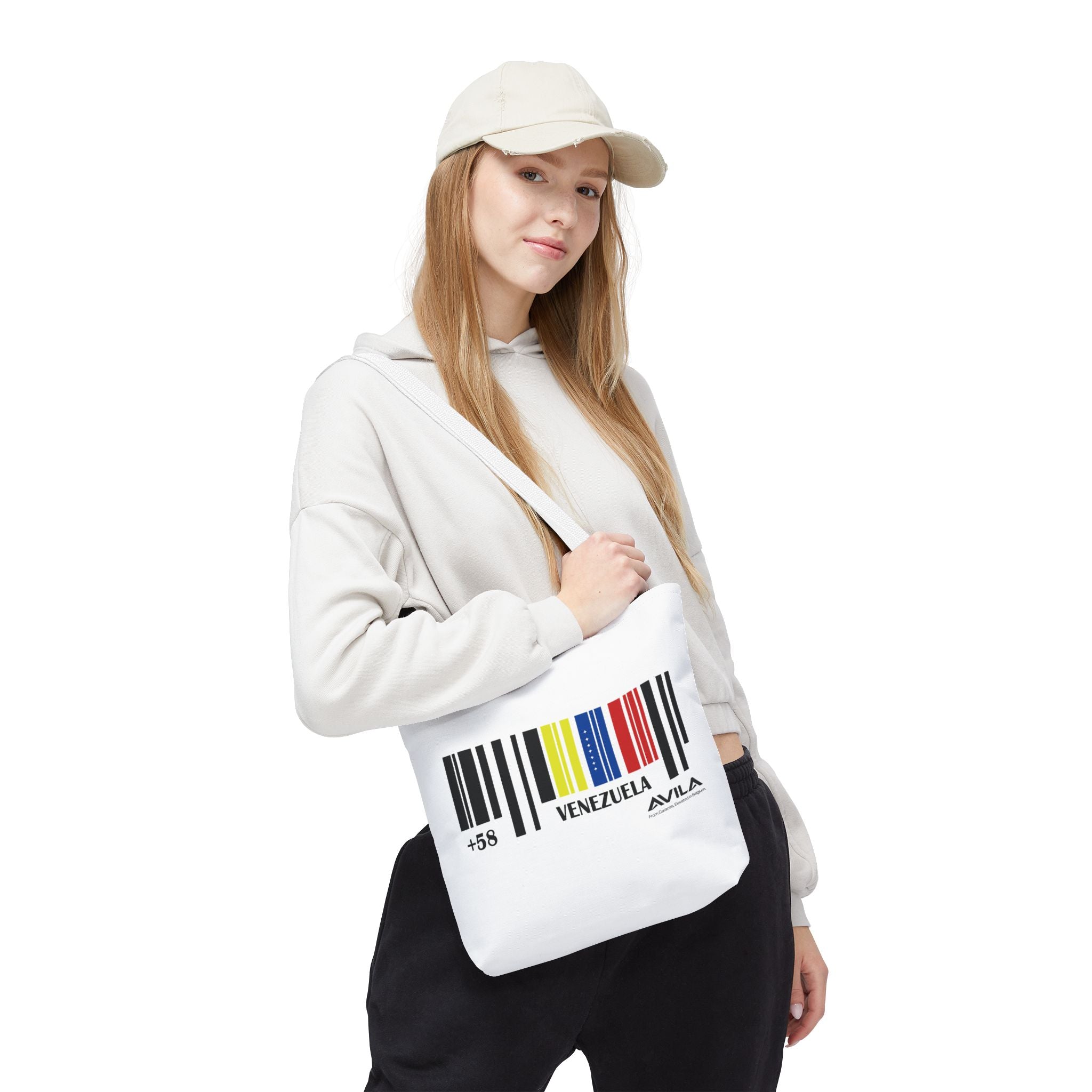 Venezuela Flag Barcode Tote Bag