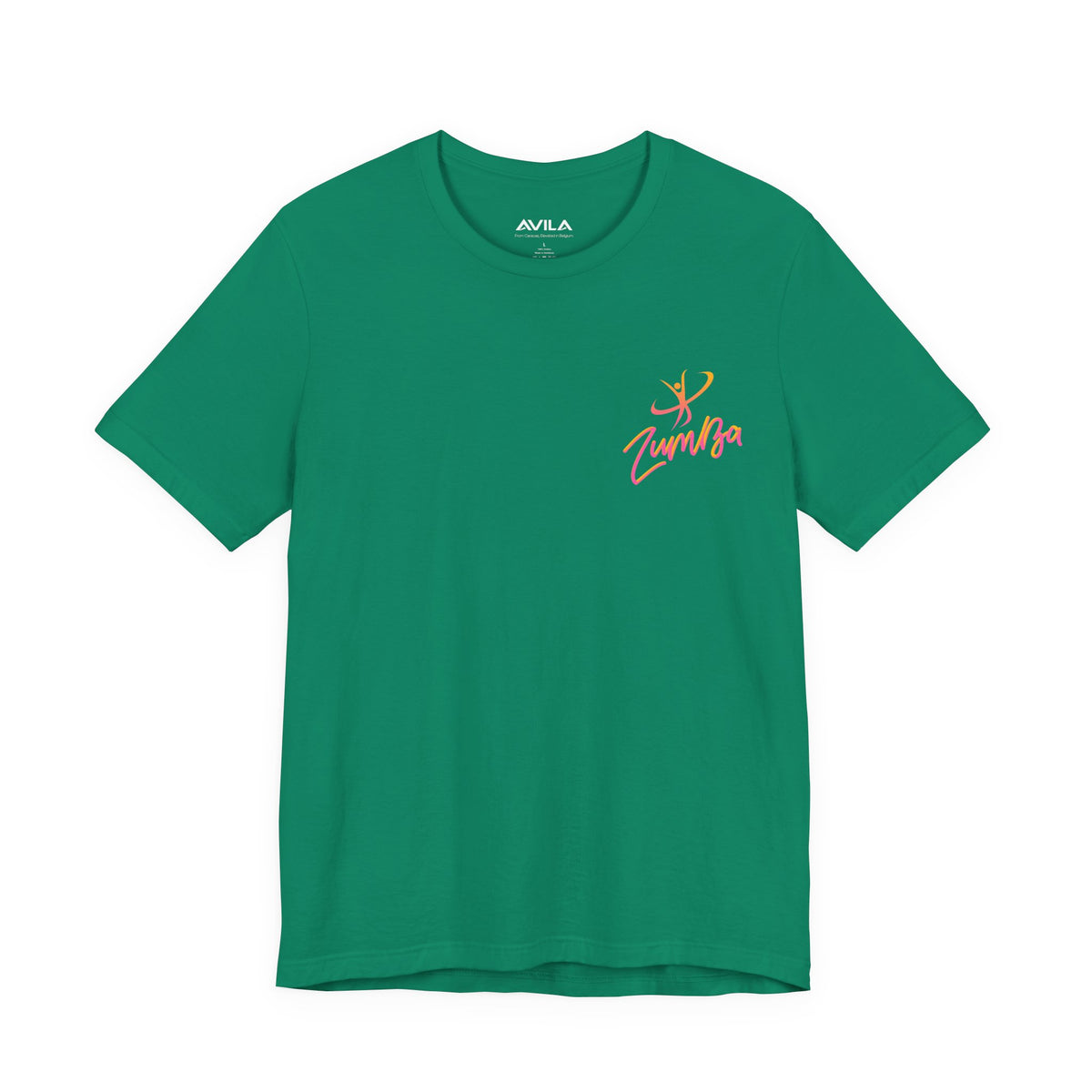Zumba Dance Script Chest Tee