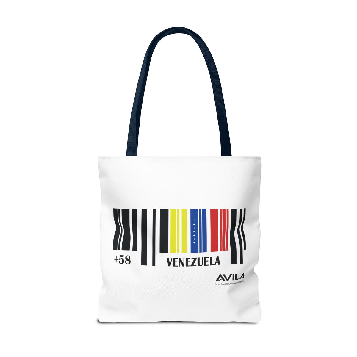 Venezuela Flag Barcode Tote Bag