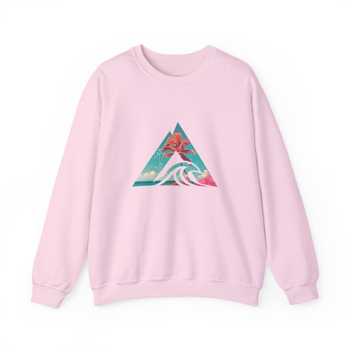 Tropical Wave Triangle Crewneck Sweatshirt