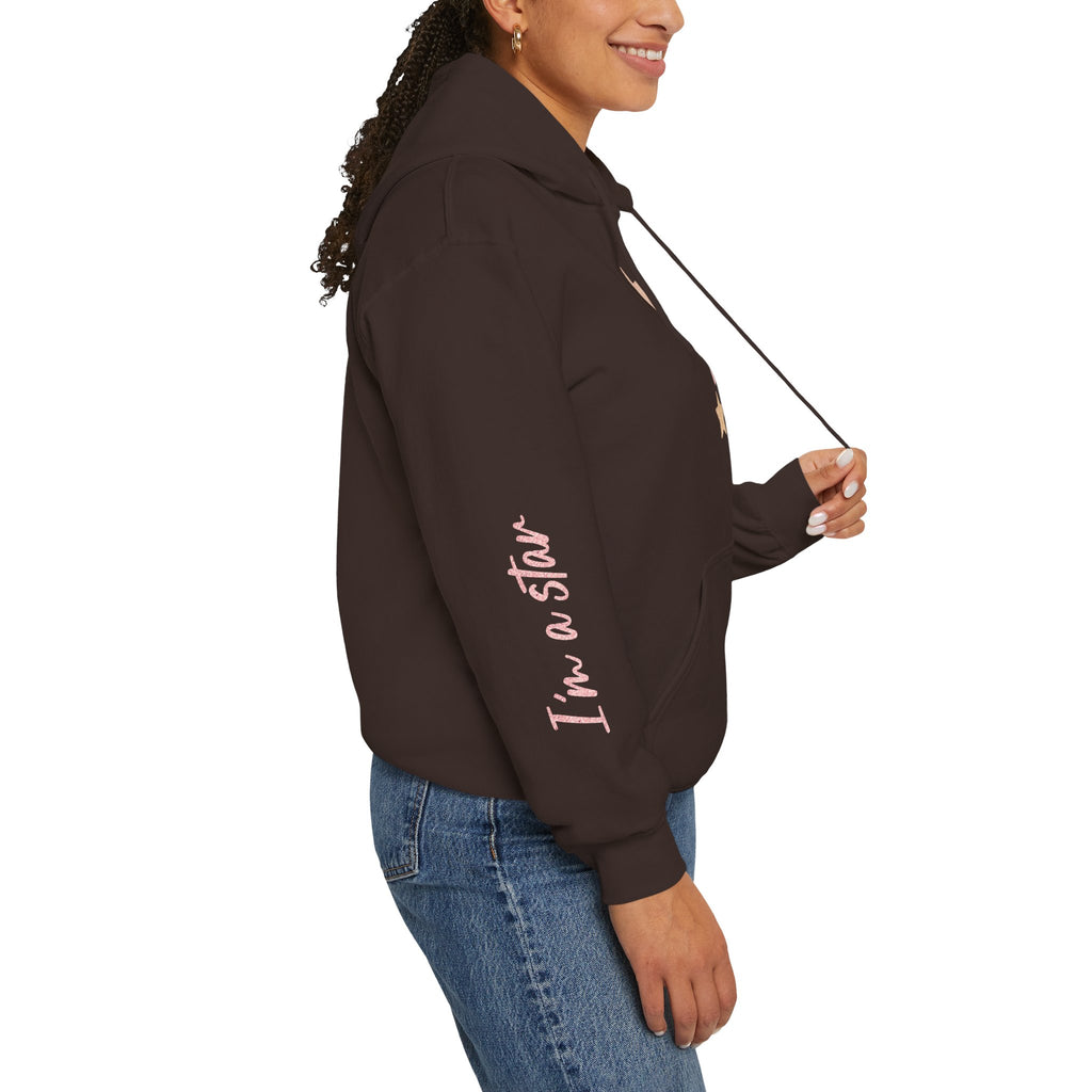 Pink Glitter Stars Sweter