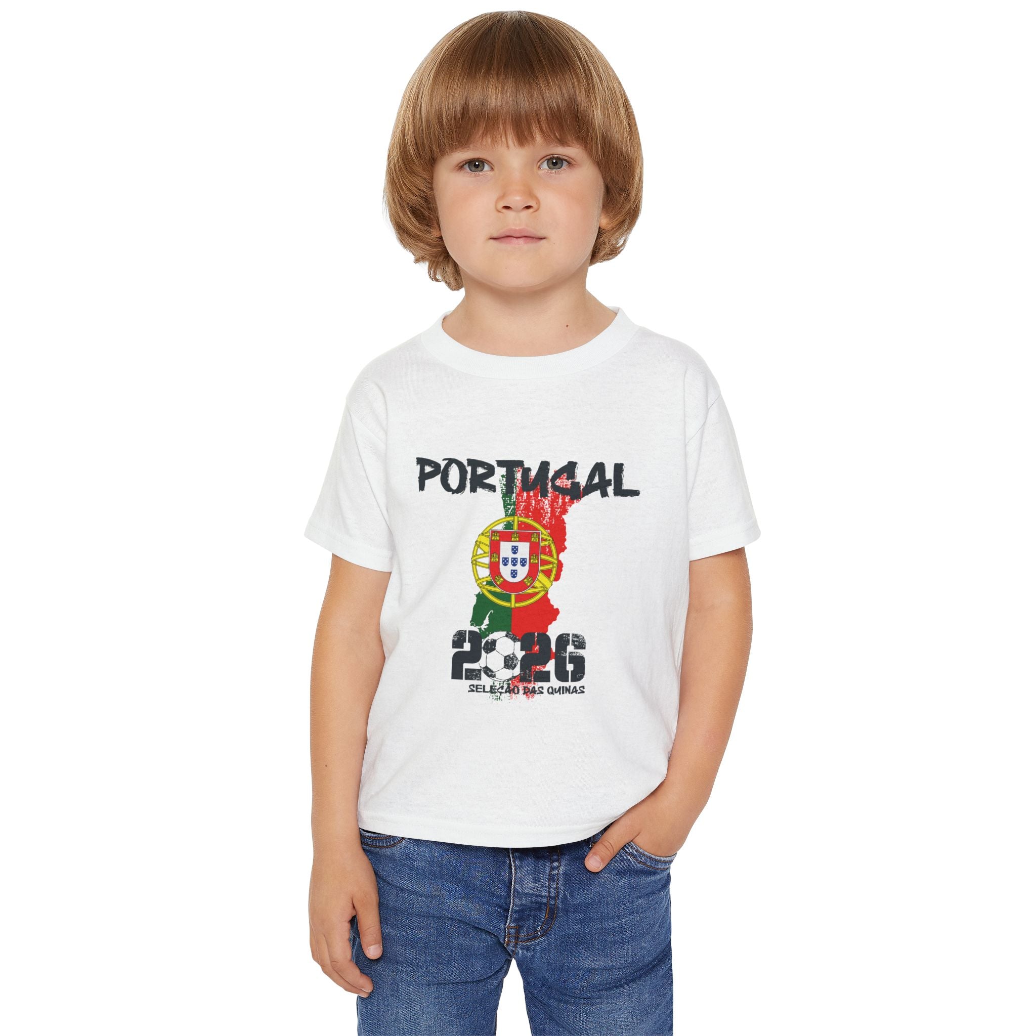 Portugal 2026 Toddler Kids Soccer  T-Shirt