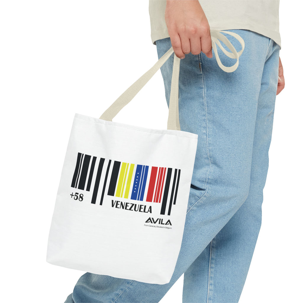 Venezuela Flag Barcode Tote Bag