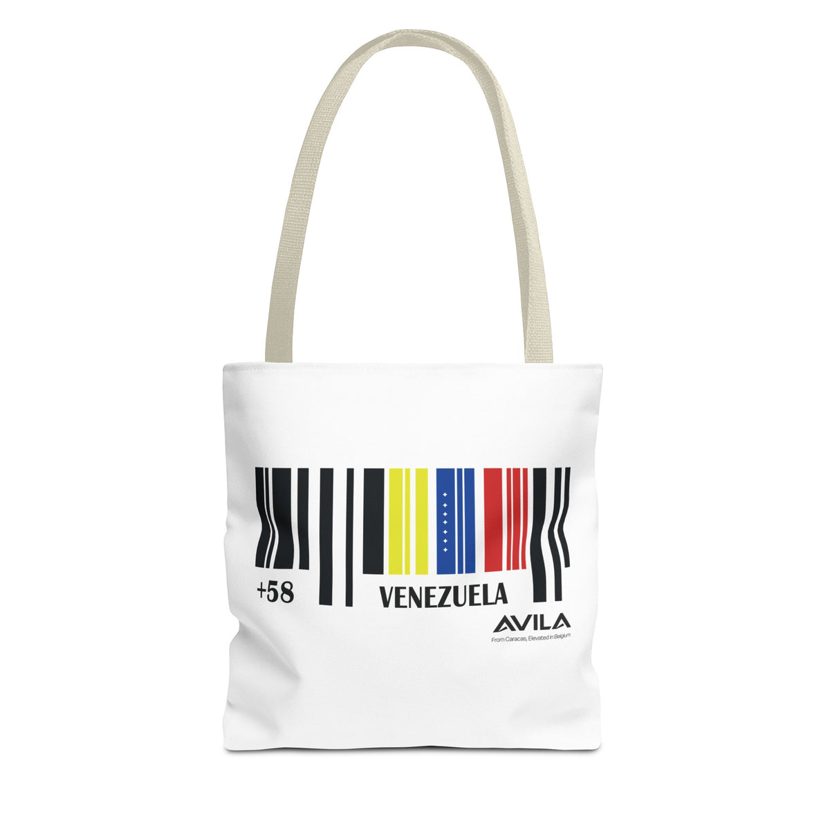 Venezuela Flag Barcode Tote Bag