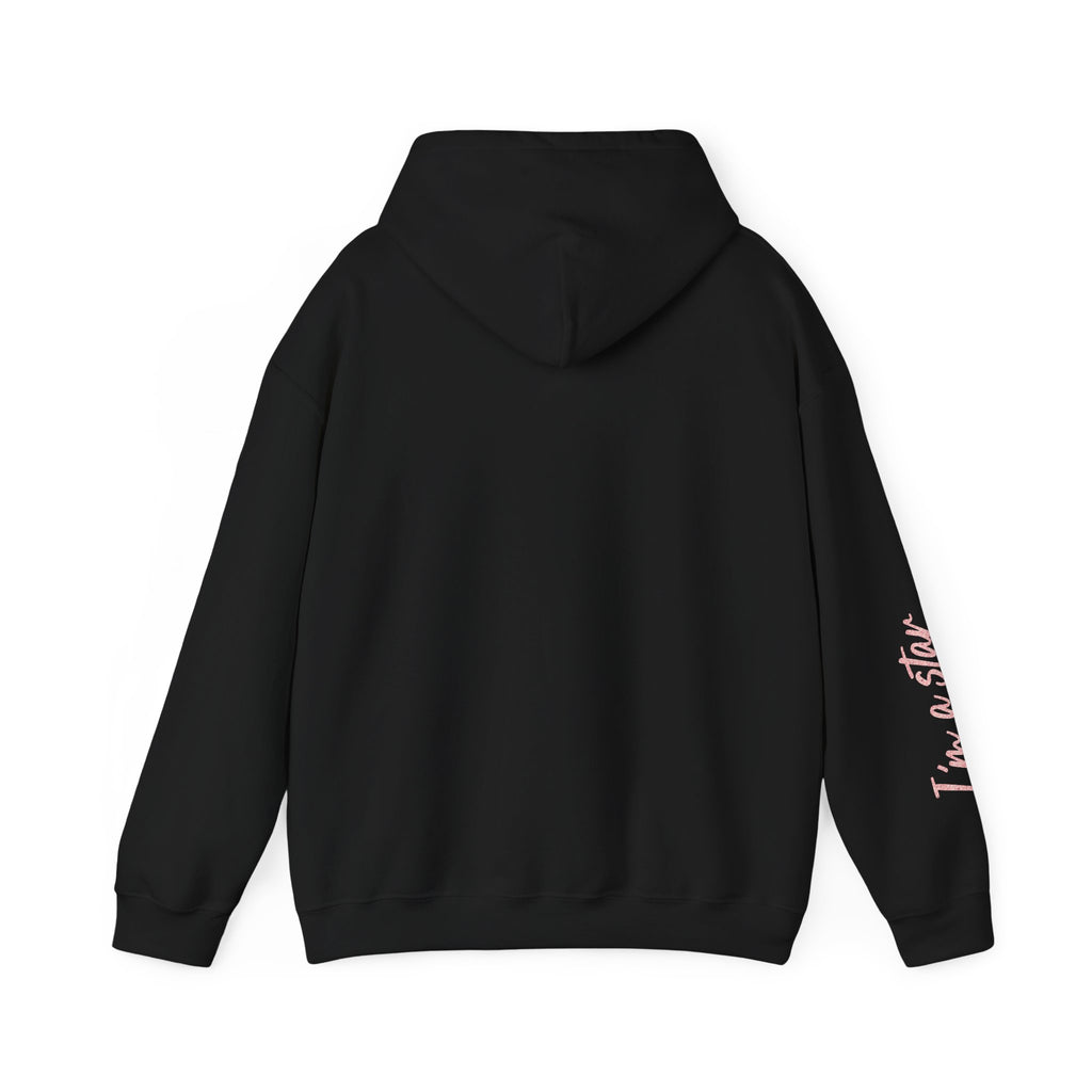 Pink Glitter Stars Sweter