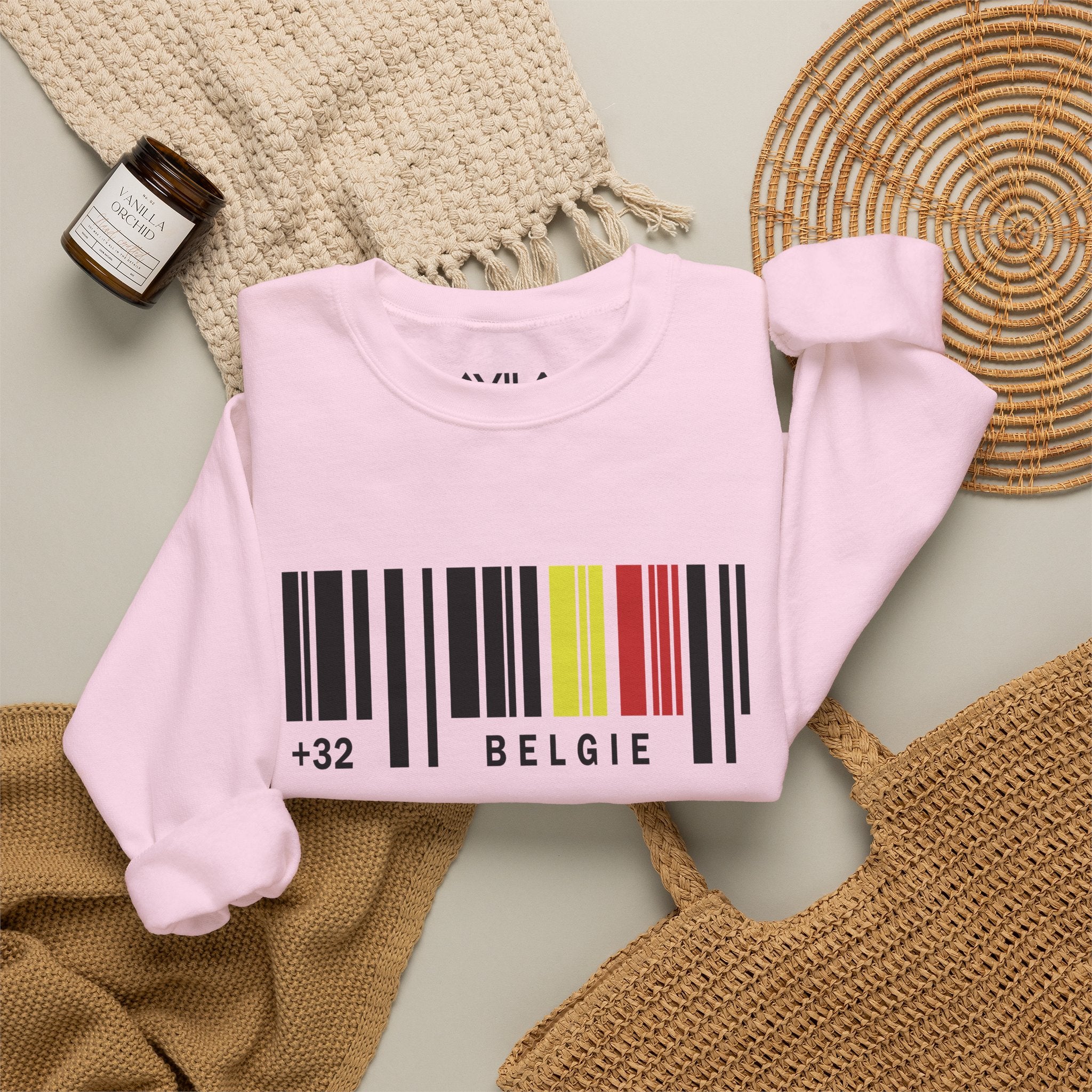 Avila Belgium Barcode +32 Sweatshirt