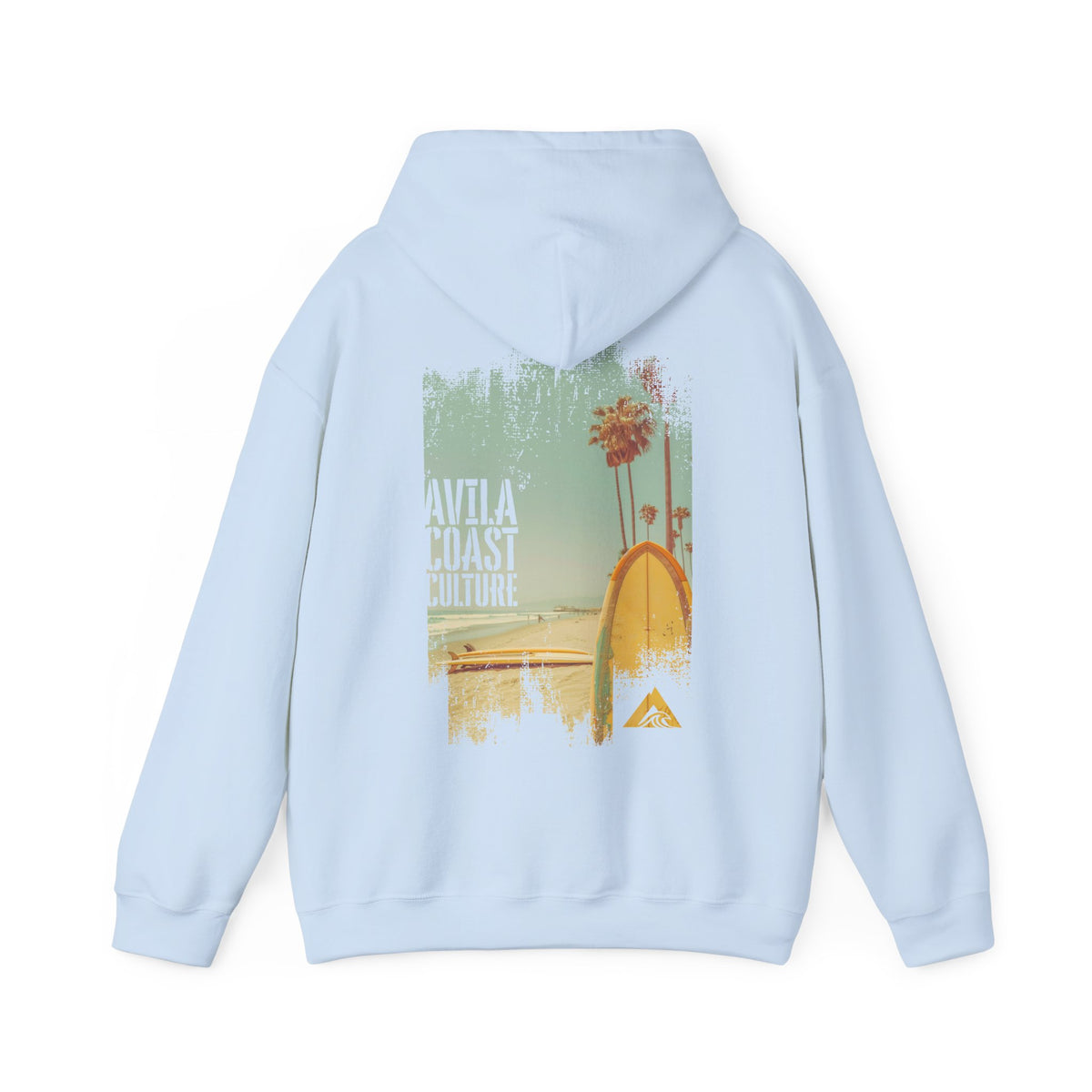 Coastal Surf Hoodie — Avila Coast Culture Graphic Pullover