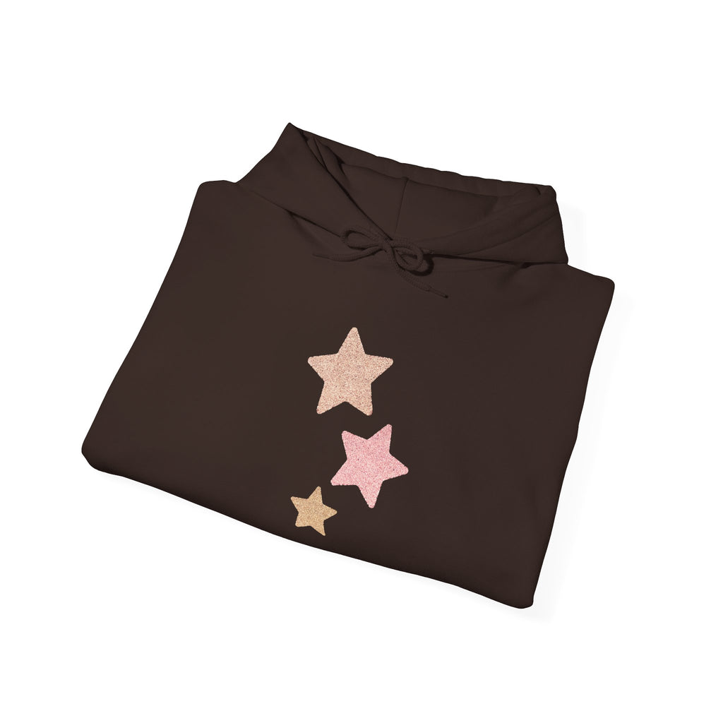 Pink Glitter Stars Sweter