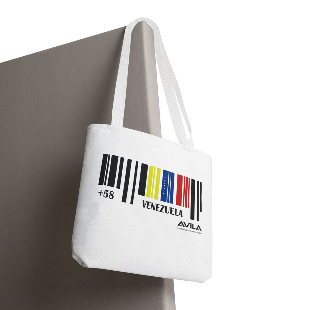 Venezuela Flag Barcode Tote Bag