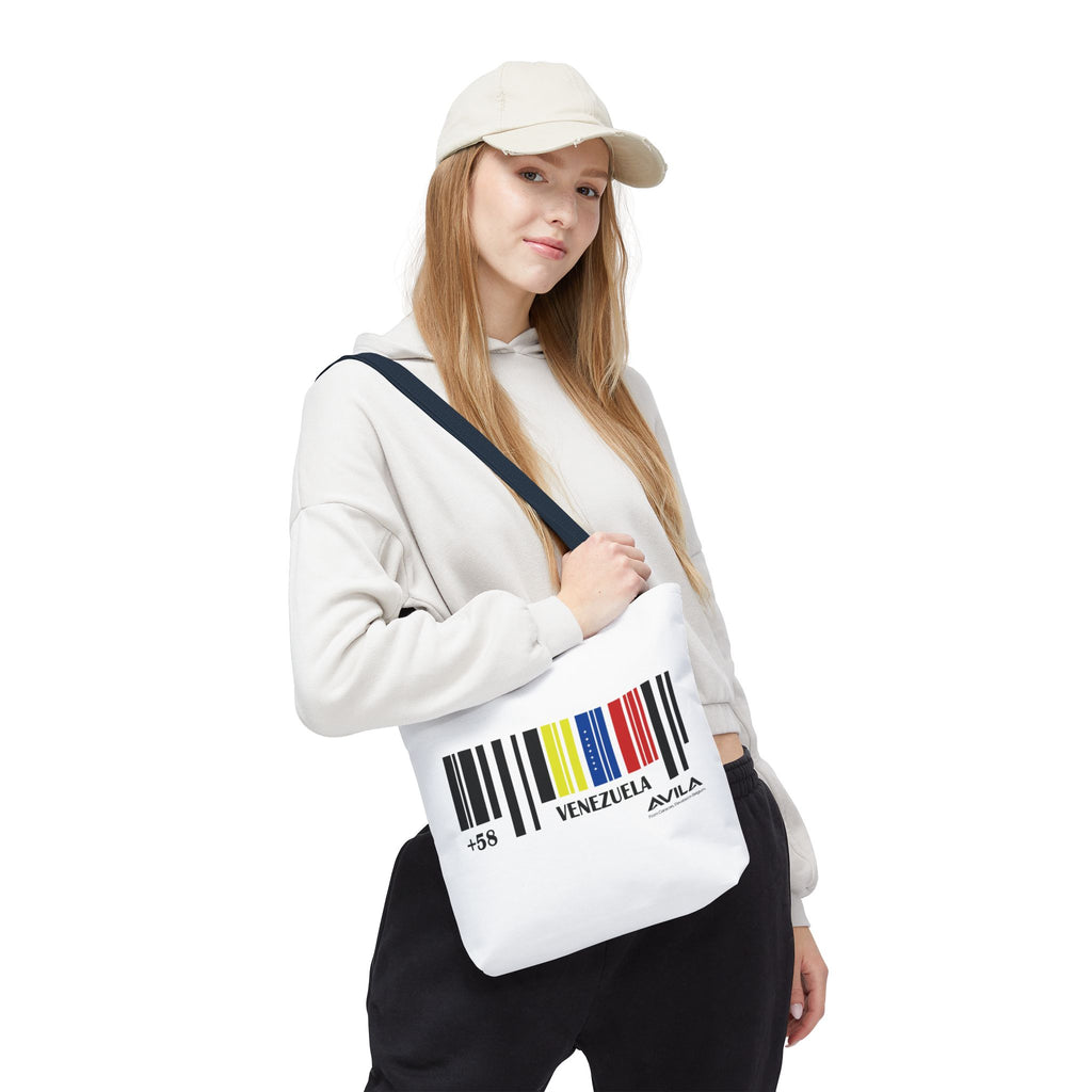 Venezuela Flag Barcode Tote Bag
