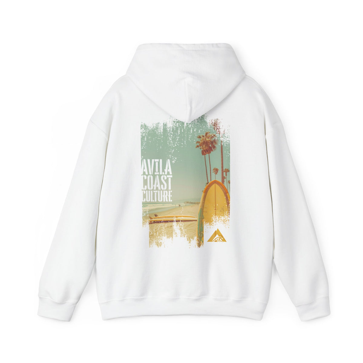 Coastal Surf Hoodie — Avila Coast Culture Graphic Pullover
