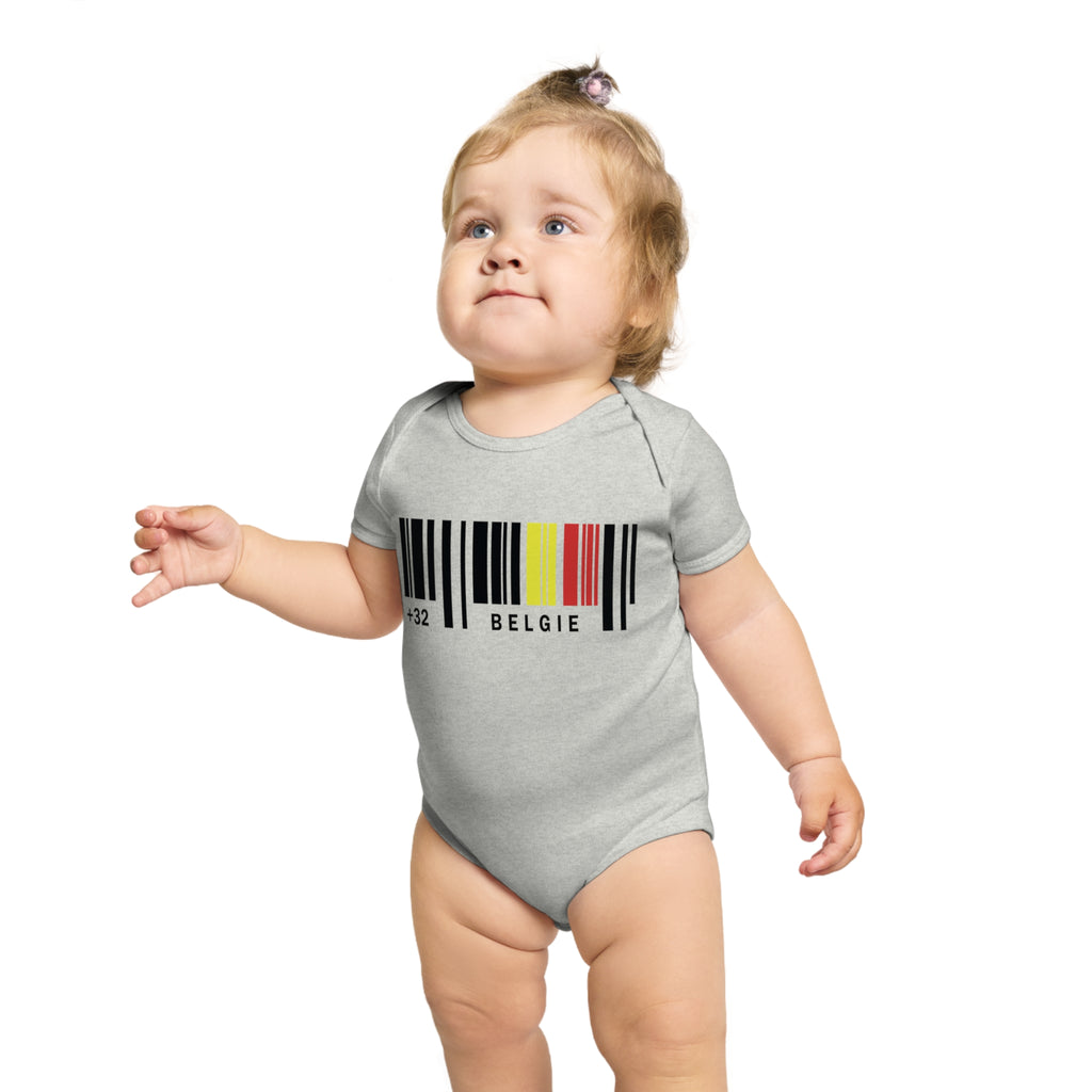Belgium Barcode Baby Bodysuit