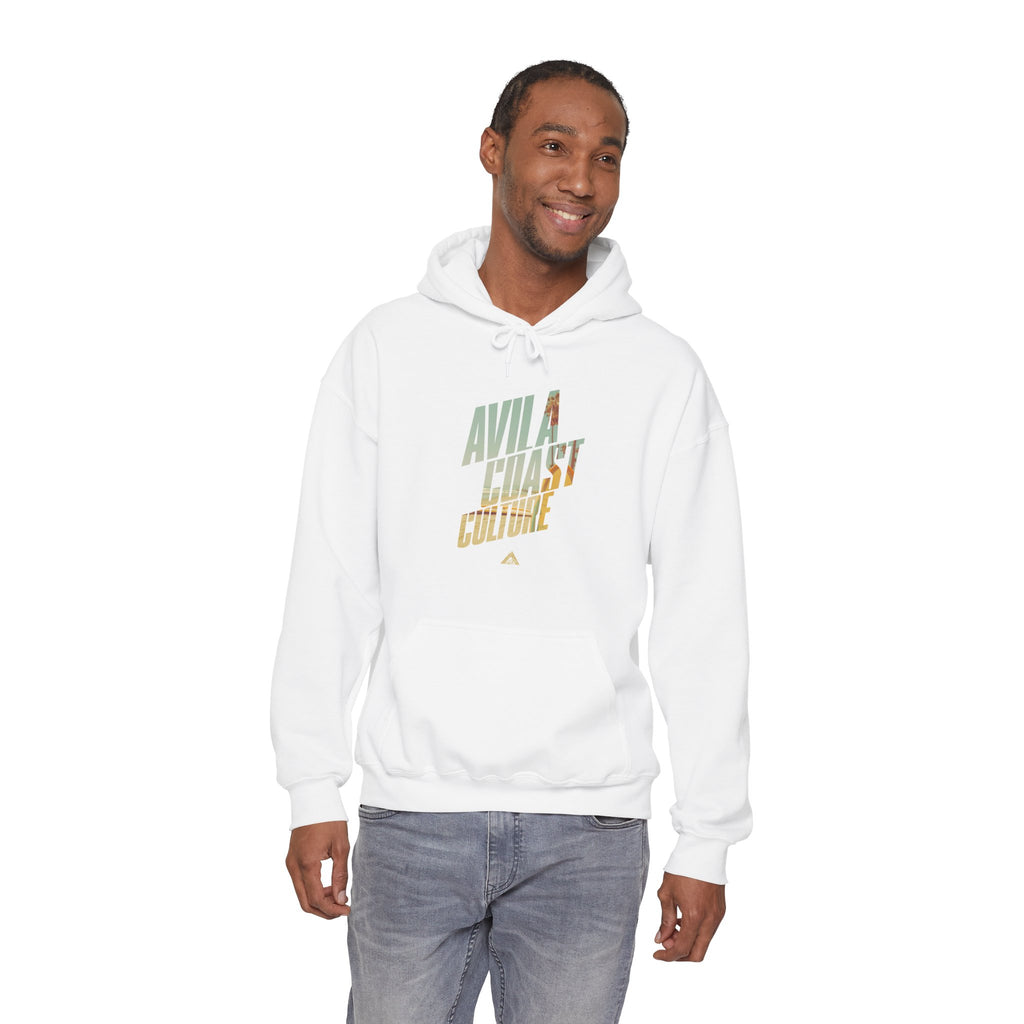 Coastal Surf Hoodie — Avila Coast Culture Graphic Pullover