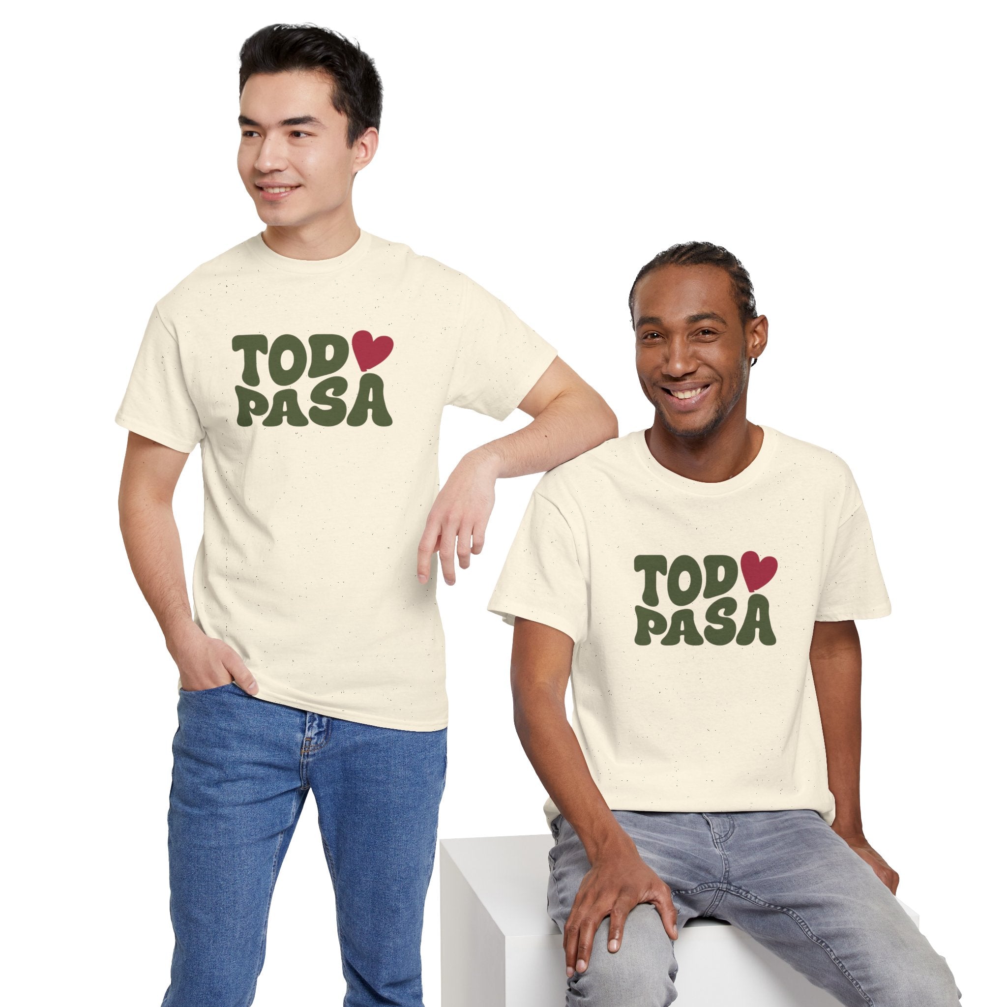 Todo Pasa Heart T‑Shirt Unisex