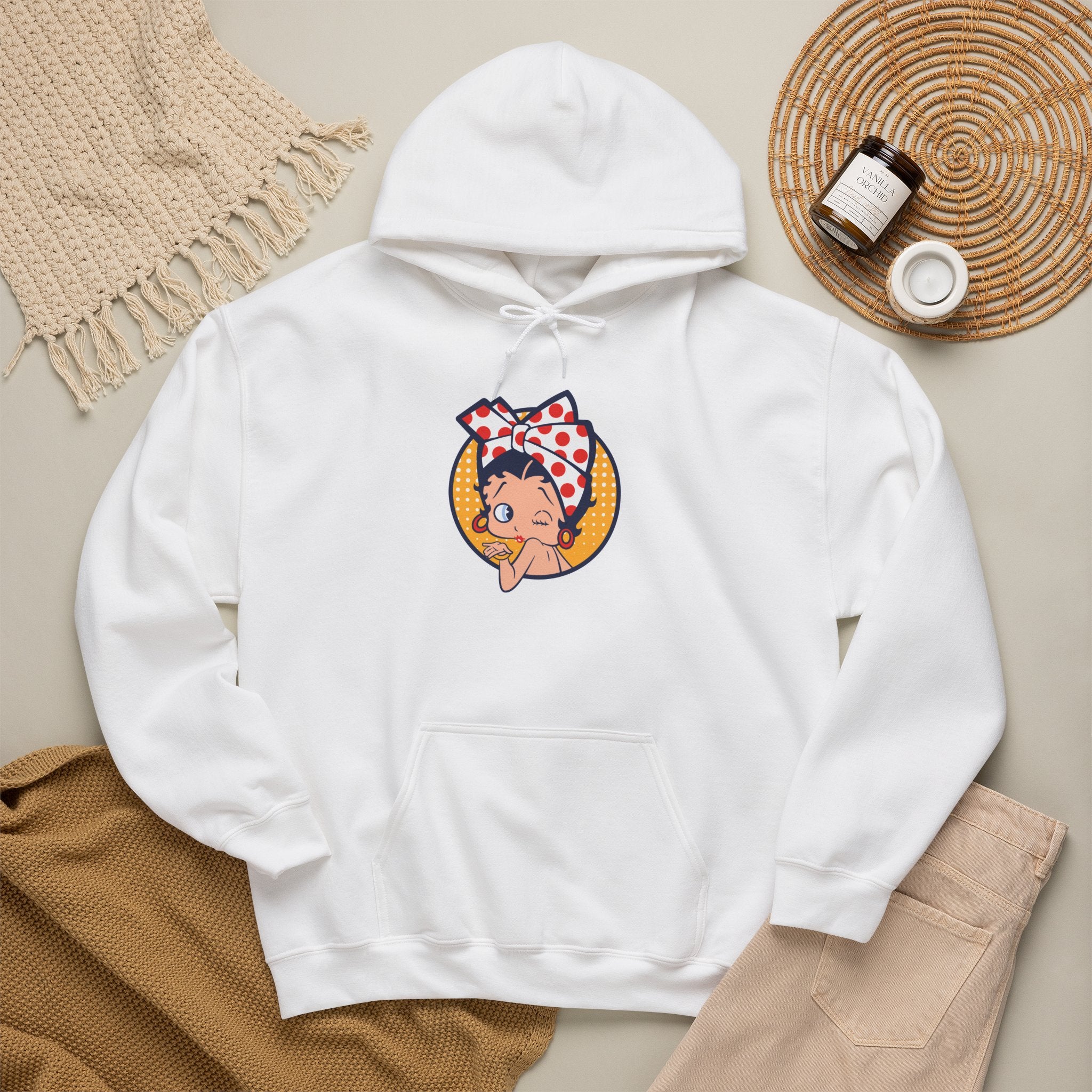 Retro Betty Boop Style Sweatshirt / Arepa Power