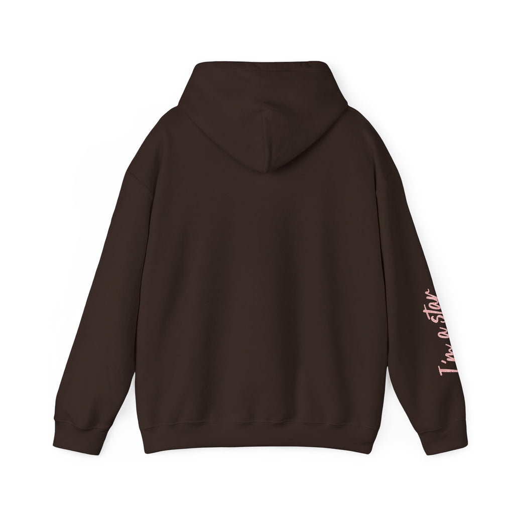 Pink Glitter Stars Sweter