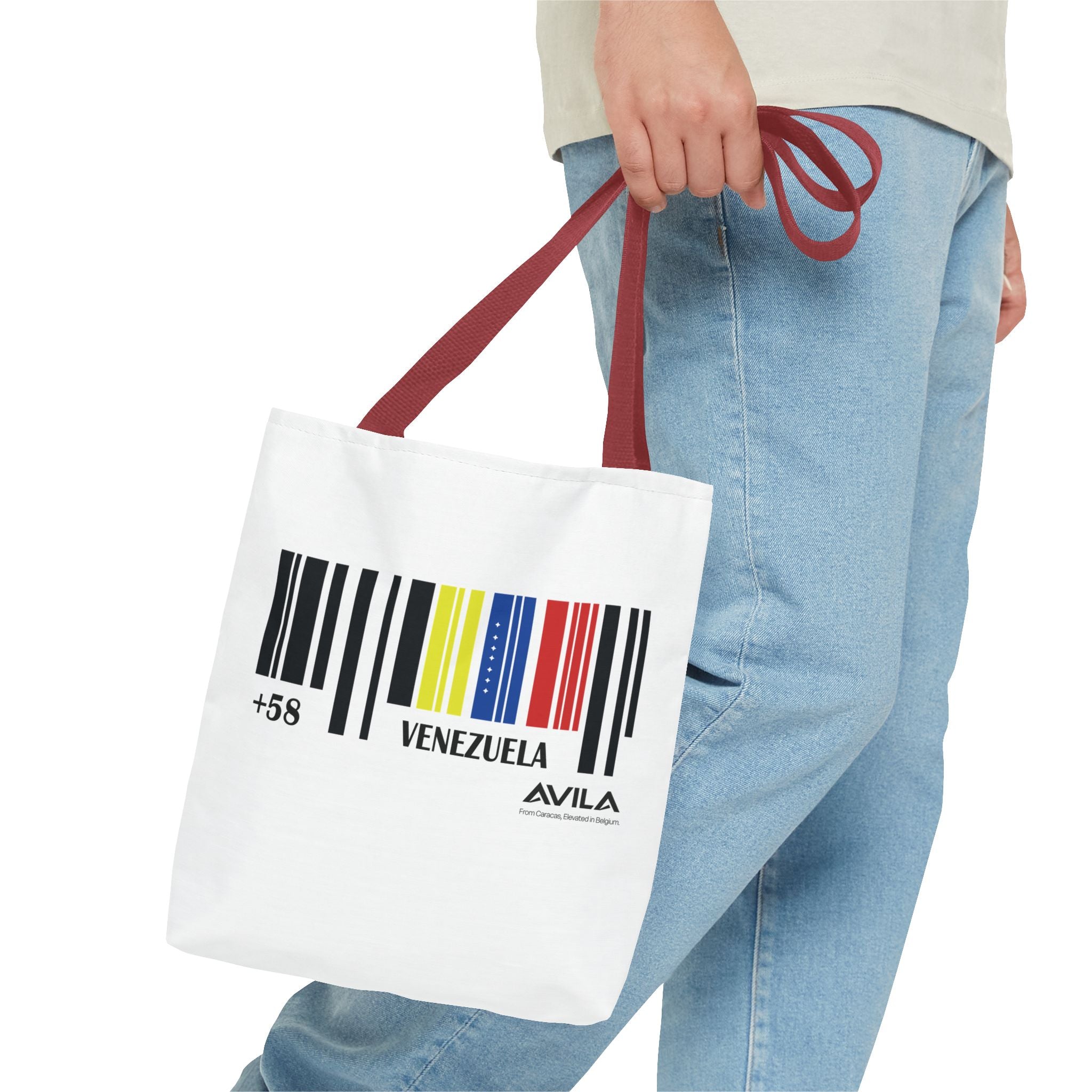 Venezuela Flag Barcode Tote Bag