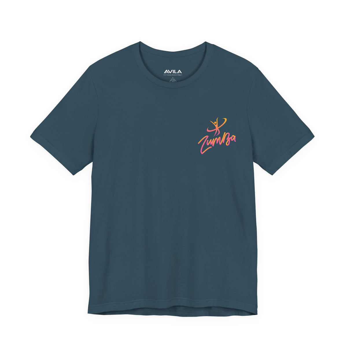 Zumba Dance Script Chest Tee