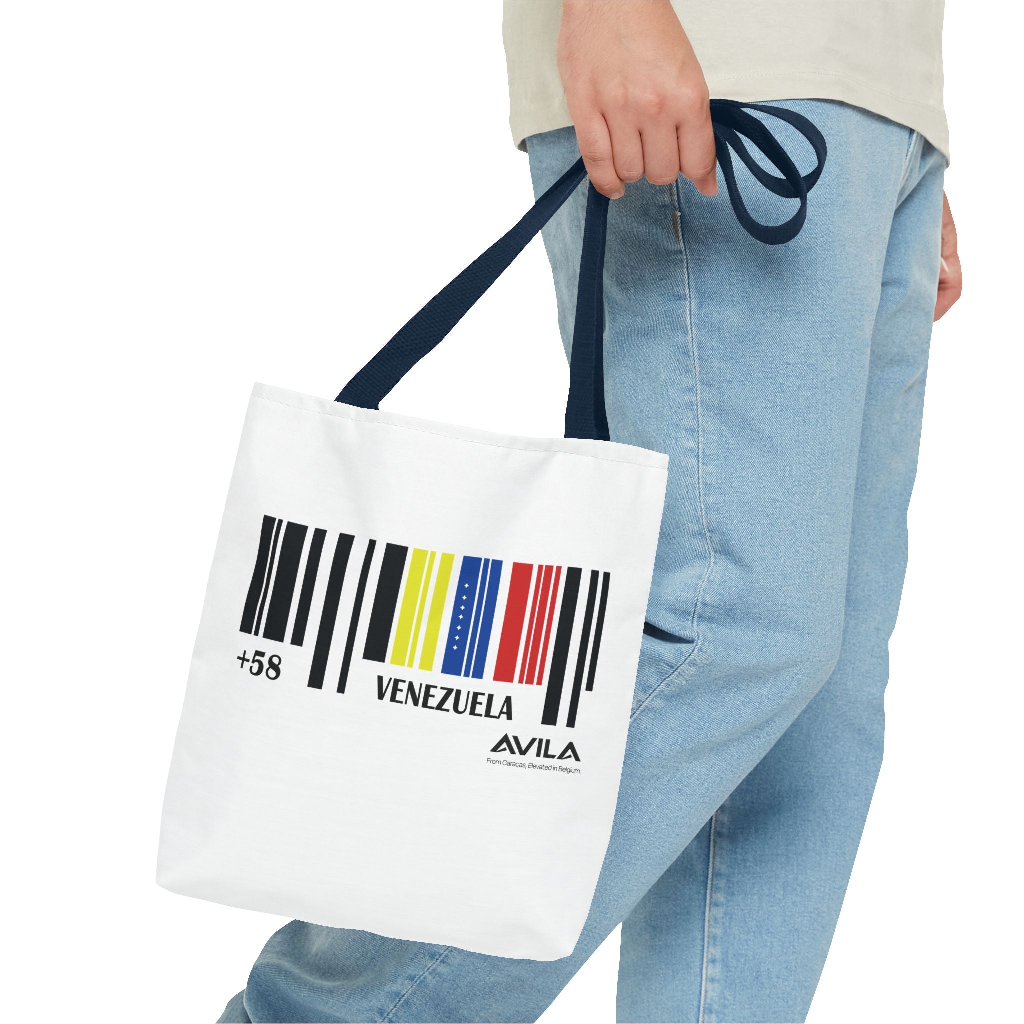 Venezuela Flag Barcode Tote Bag