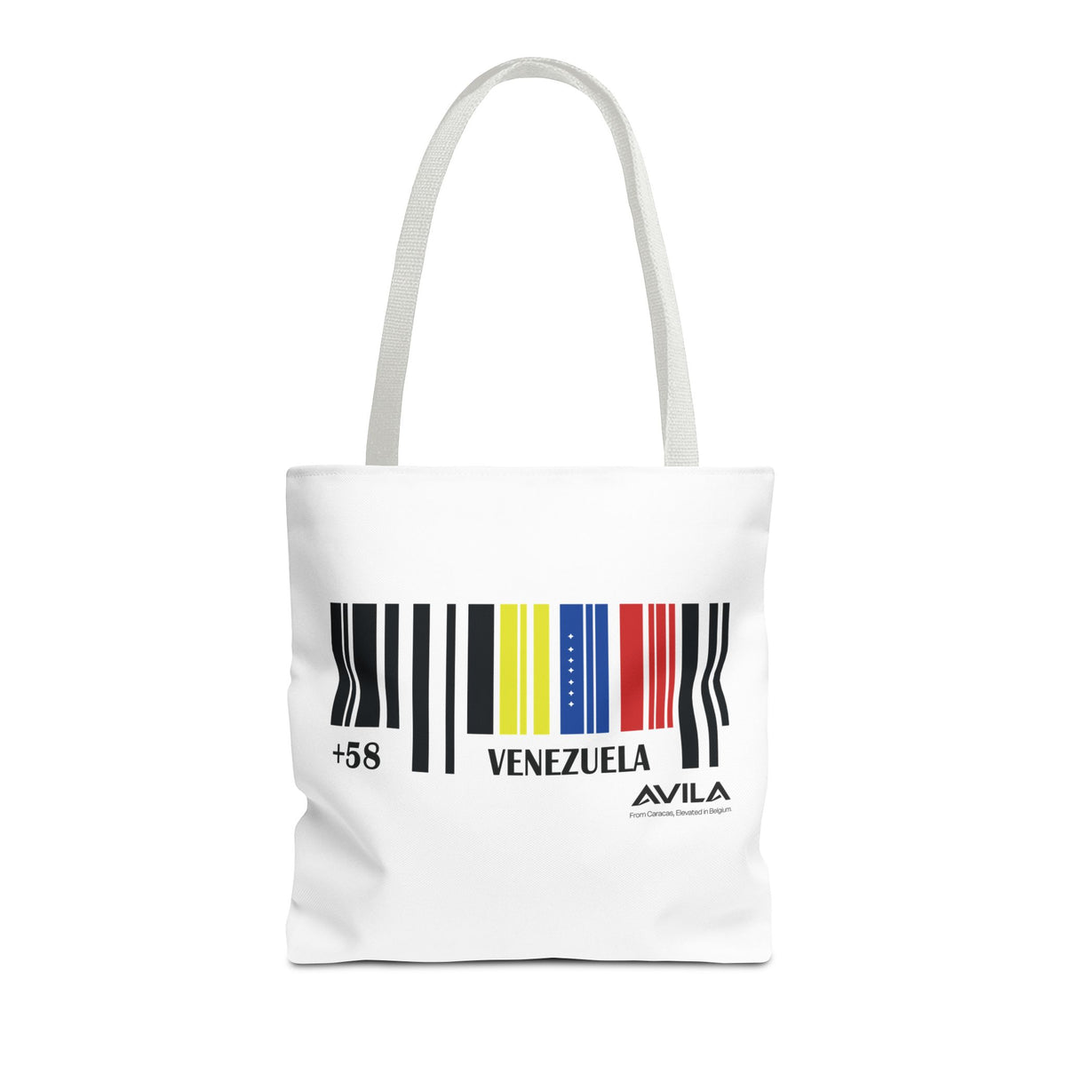 Venezuela Flag Barcode Tote Bag