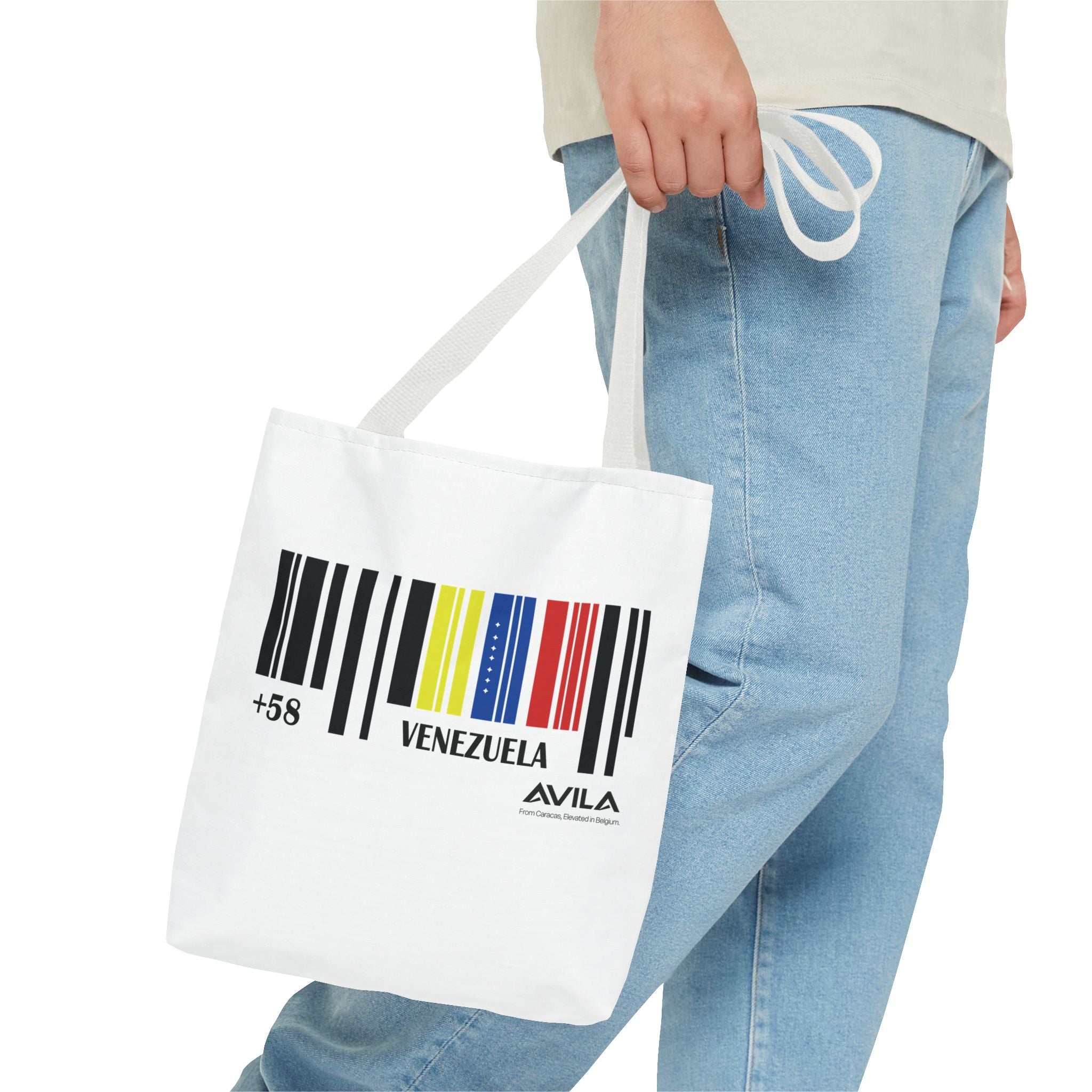 Venezuela Flag Barcode Tote Bag