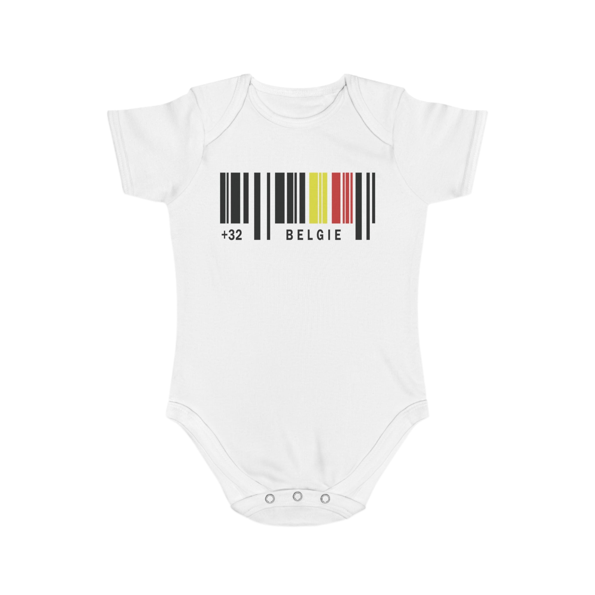 Belgium Barcode Baby Bodysuit