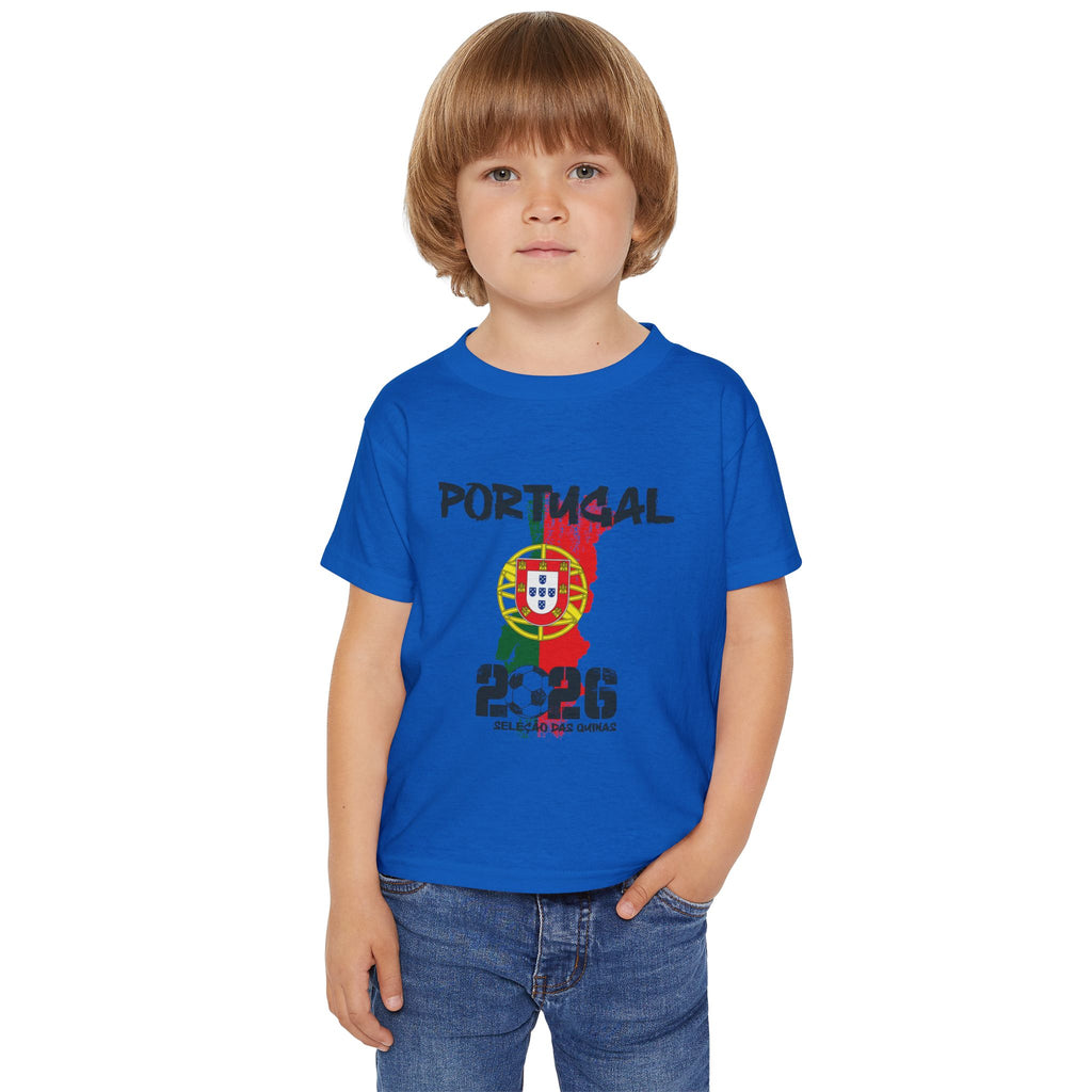Portugal 2026 Toddler Kids Soccer  T-Shirt