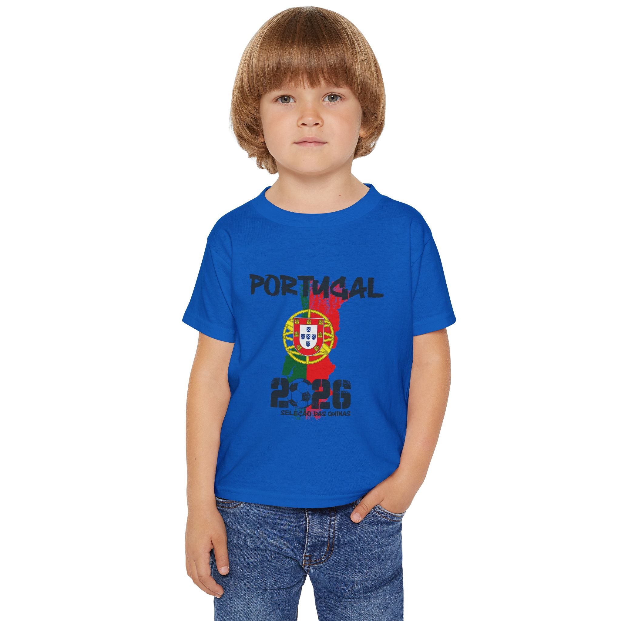 Portugal 2026 Toddler Kids Soccer  T-Shirt