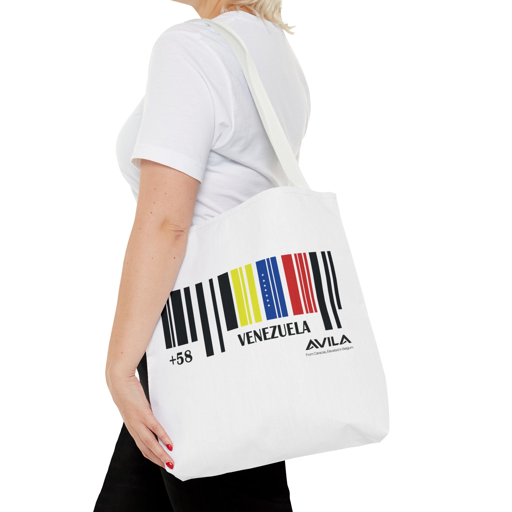 Venezuela Flag Barcode Tote Bag