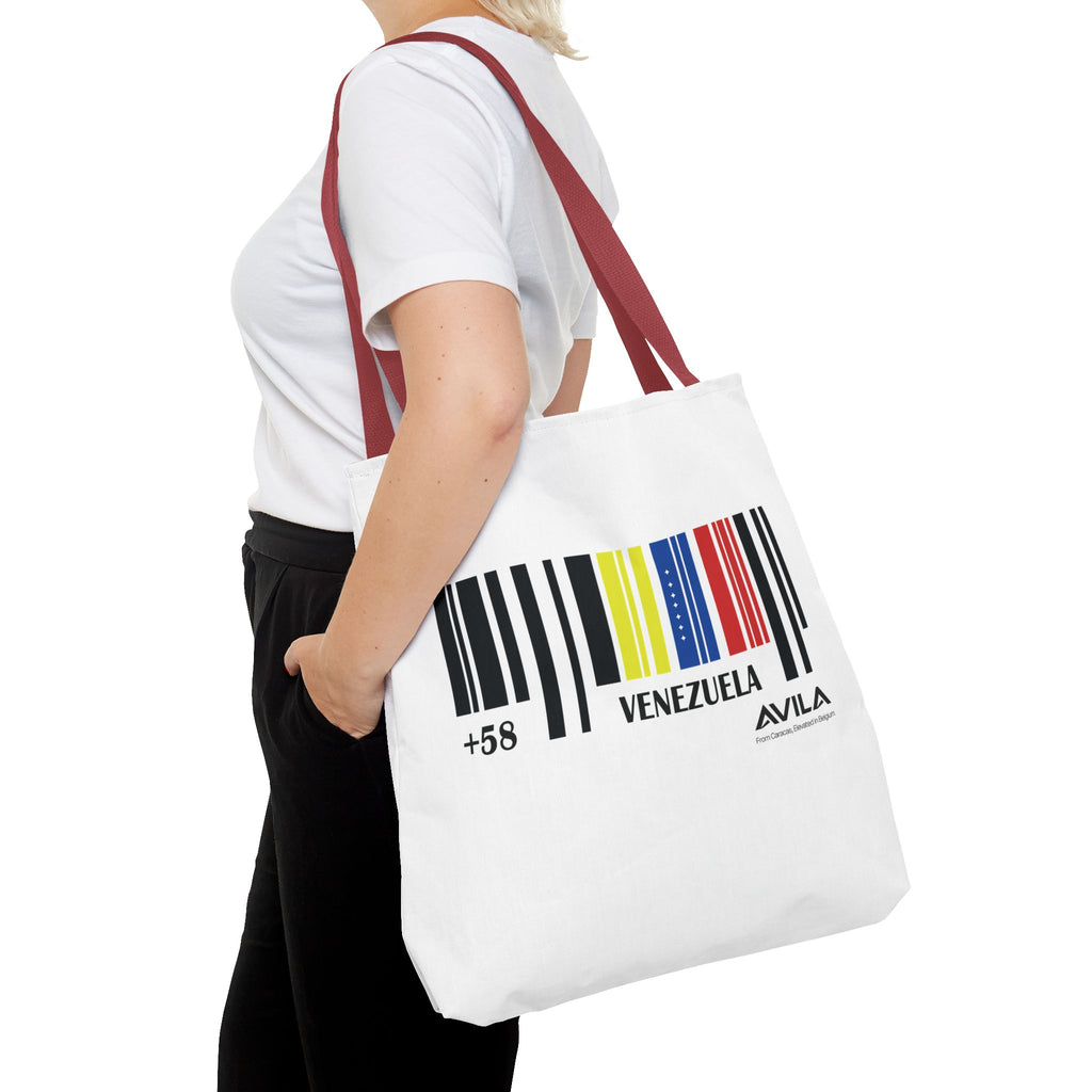 Venezuela Flag Barcode Tote Bag