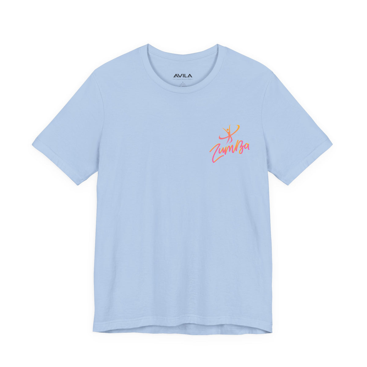 Zumba Dance Script Chest Tee