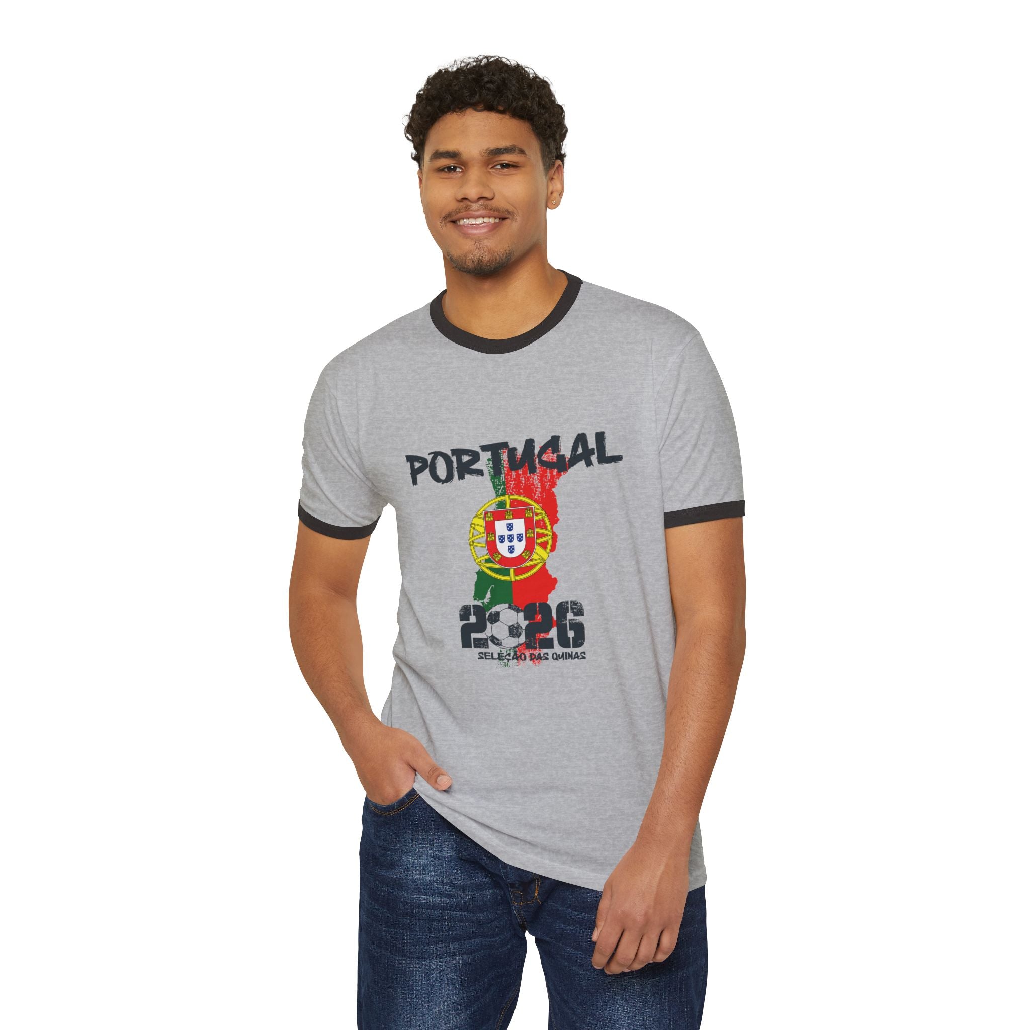 Portugal 2026 Soccer Ringer Tee