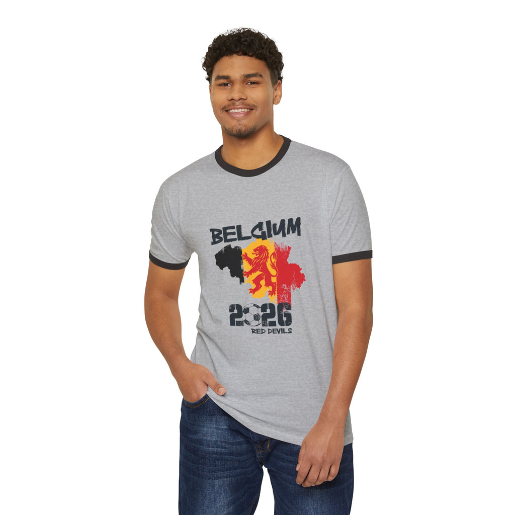 Belgium Red Devils Ringer T-Shirt