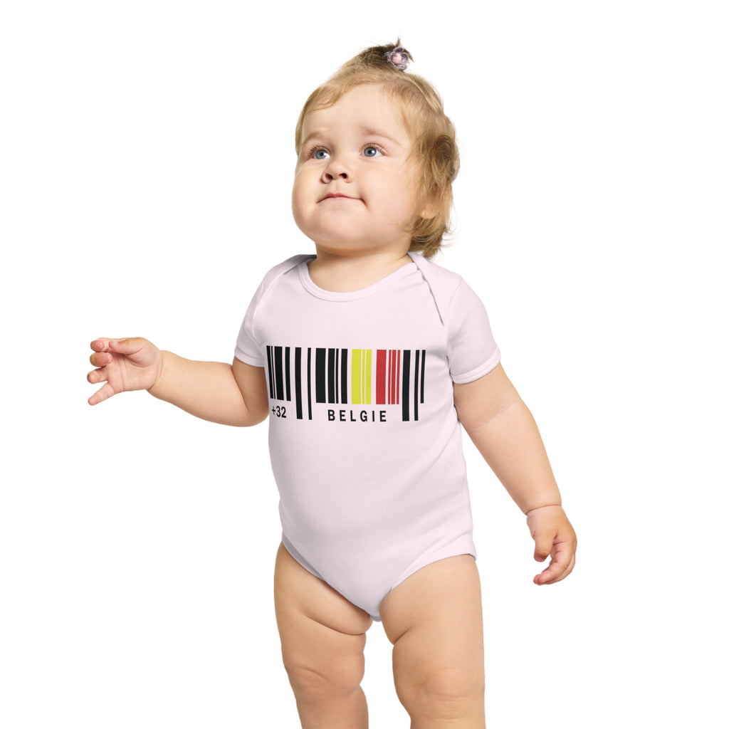 Belgium Barcode Baby Bodysuit