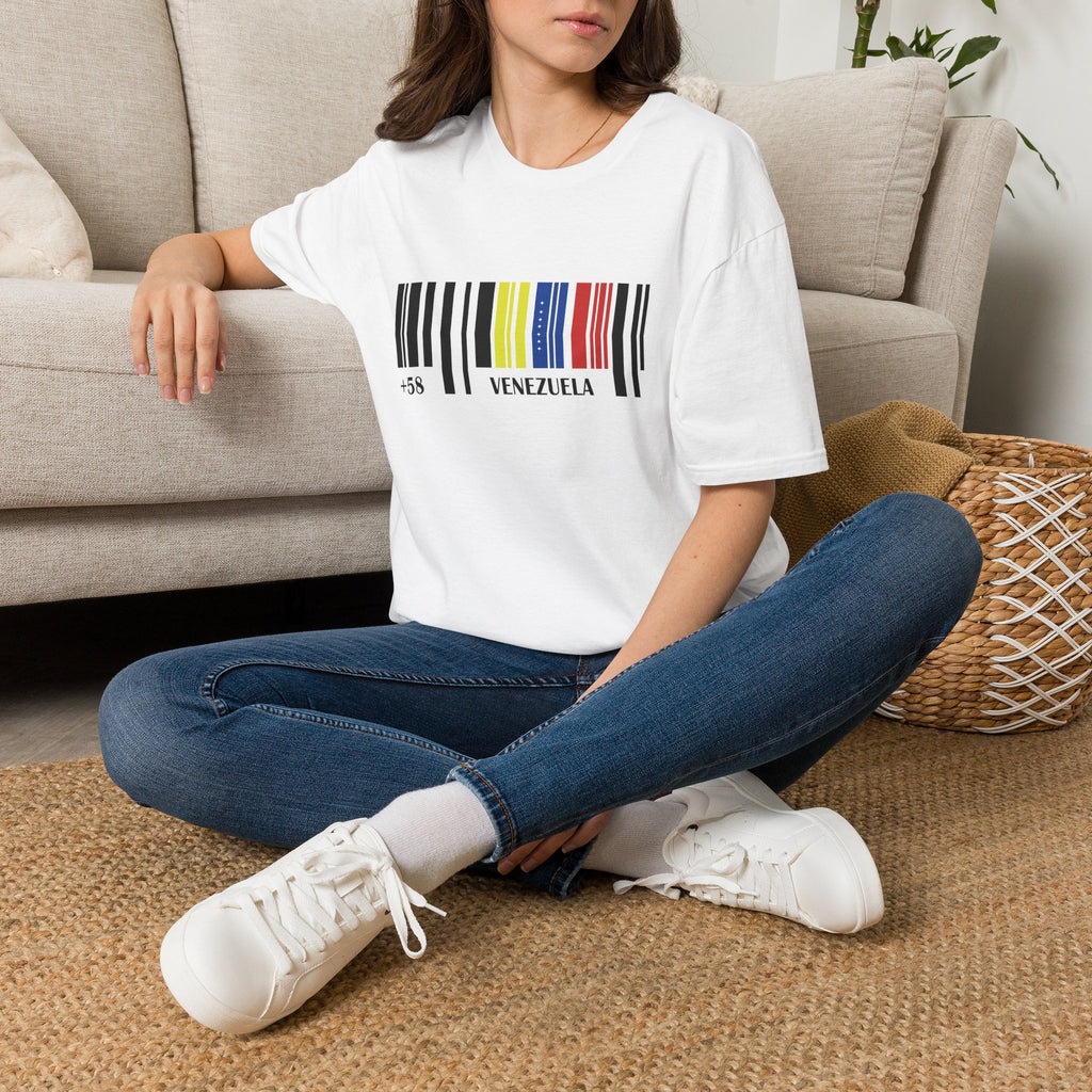 Venezuela Barcode +58 T-Shirt