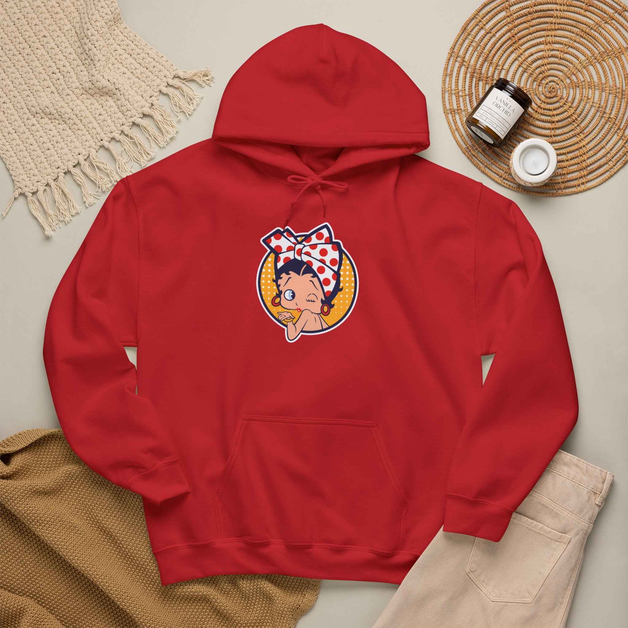 Retro Betty Boop Style Sweatshirt / Arepa Power