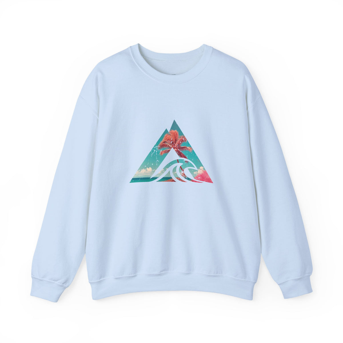 Tropical Wave Triangle Crewneck Sweatshirt