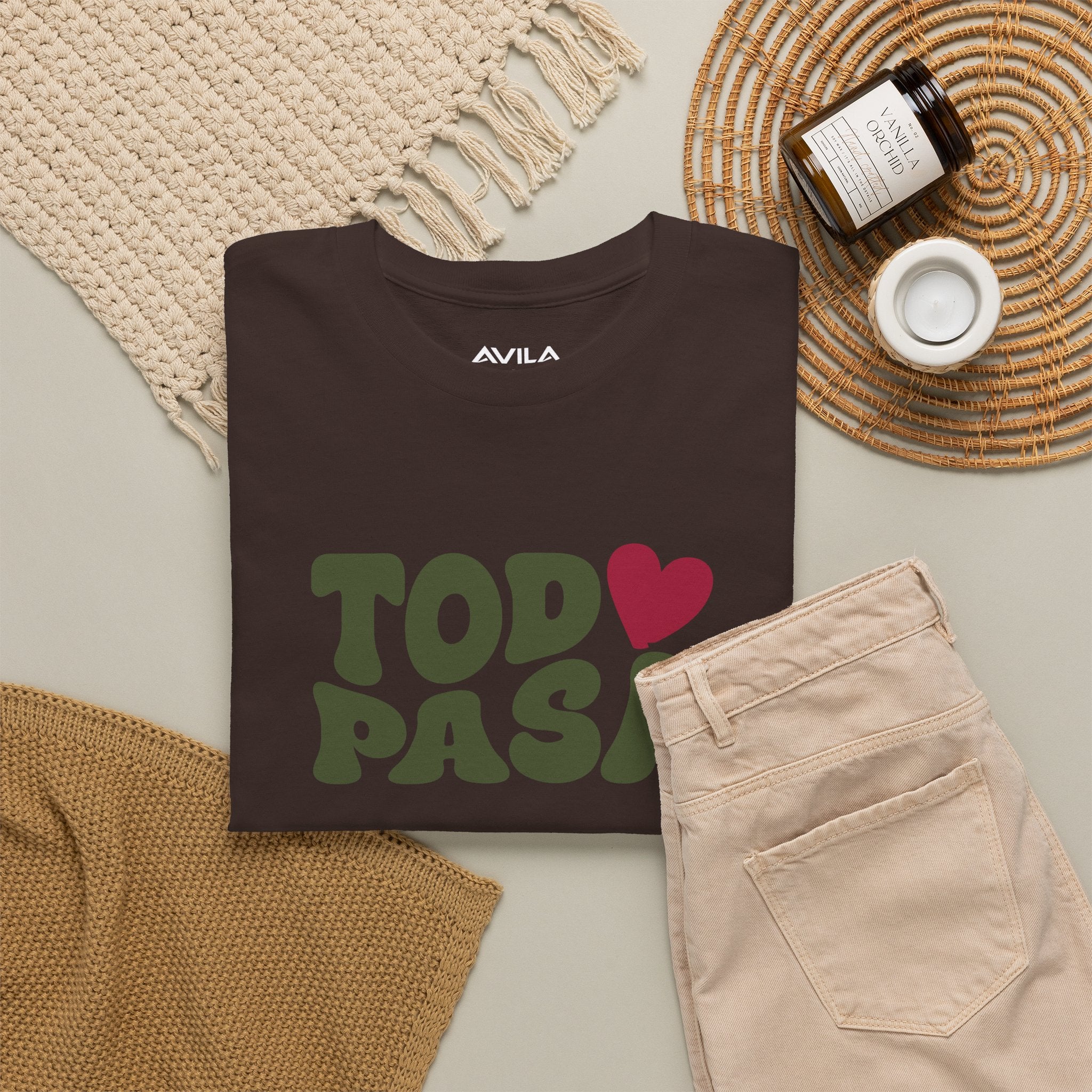 Todo Pasa Heart T‑Shirt Unisex