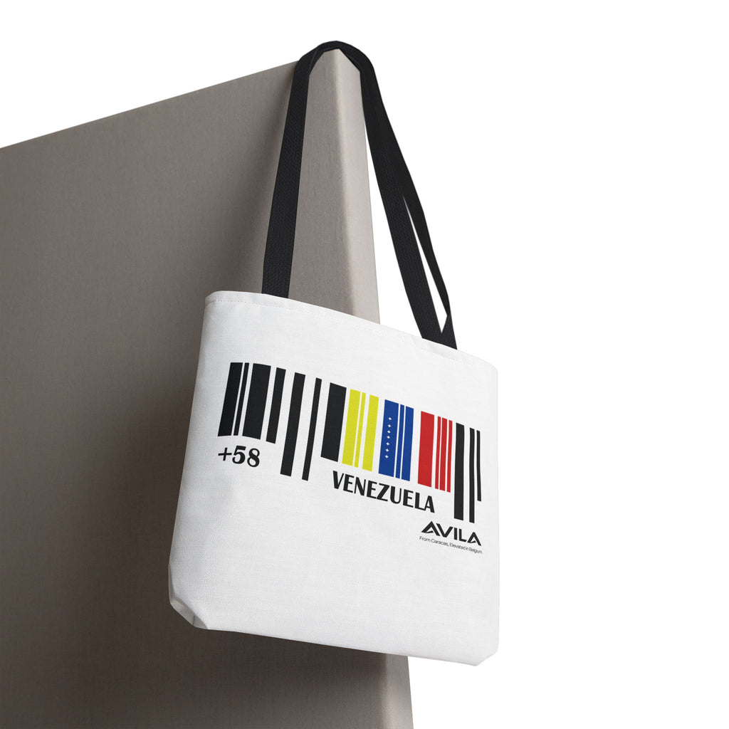 Venezuela Flag Barcode Tote Bag