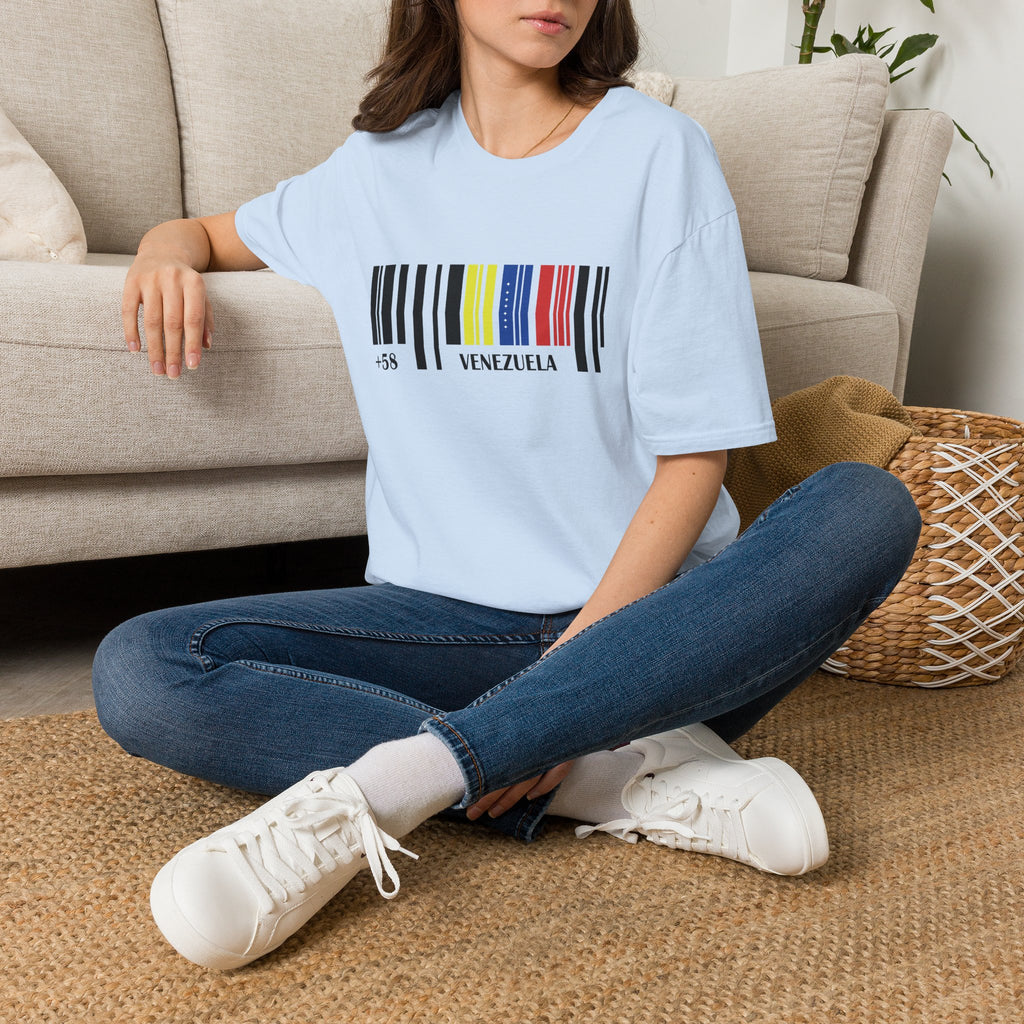 Venezuela Barcode +58 T-Shirt