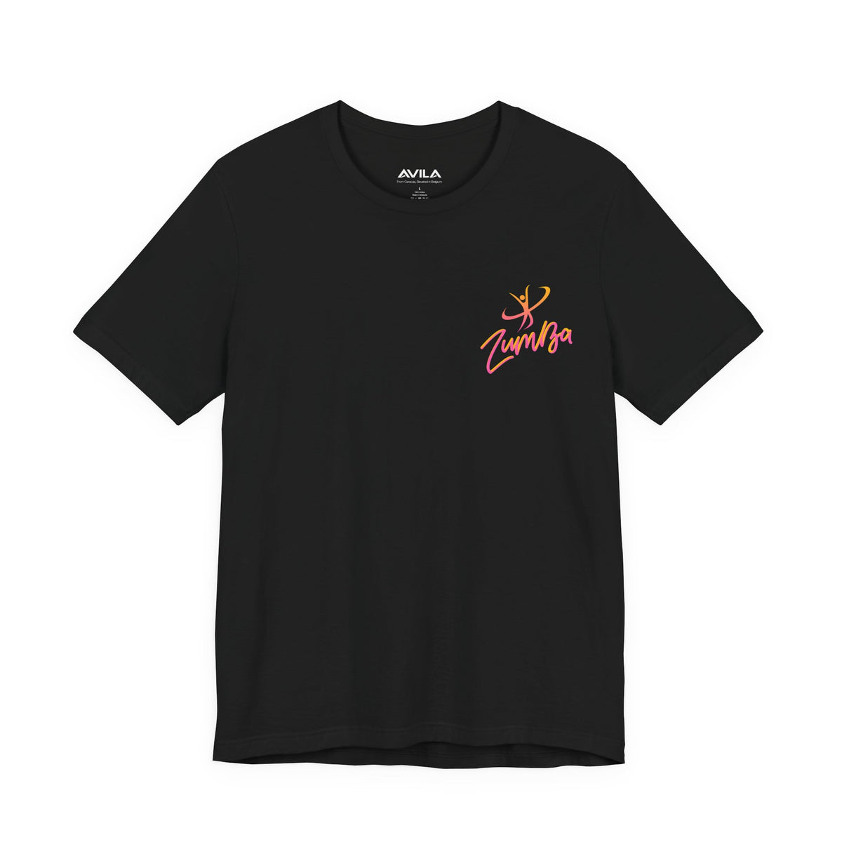 Zumba Dance Script Chest Tee
