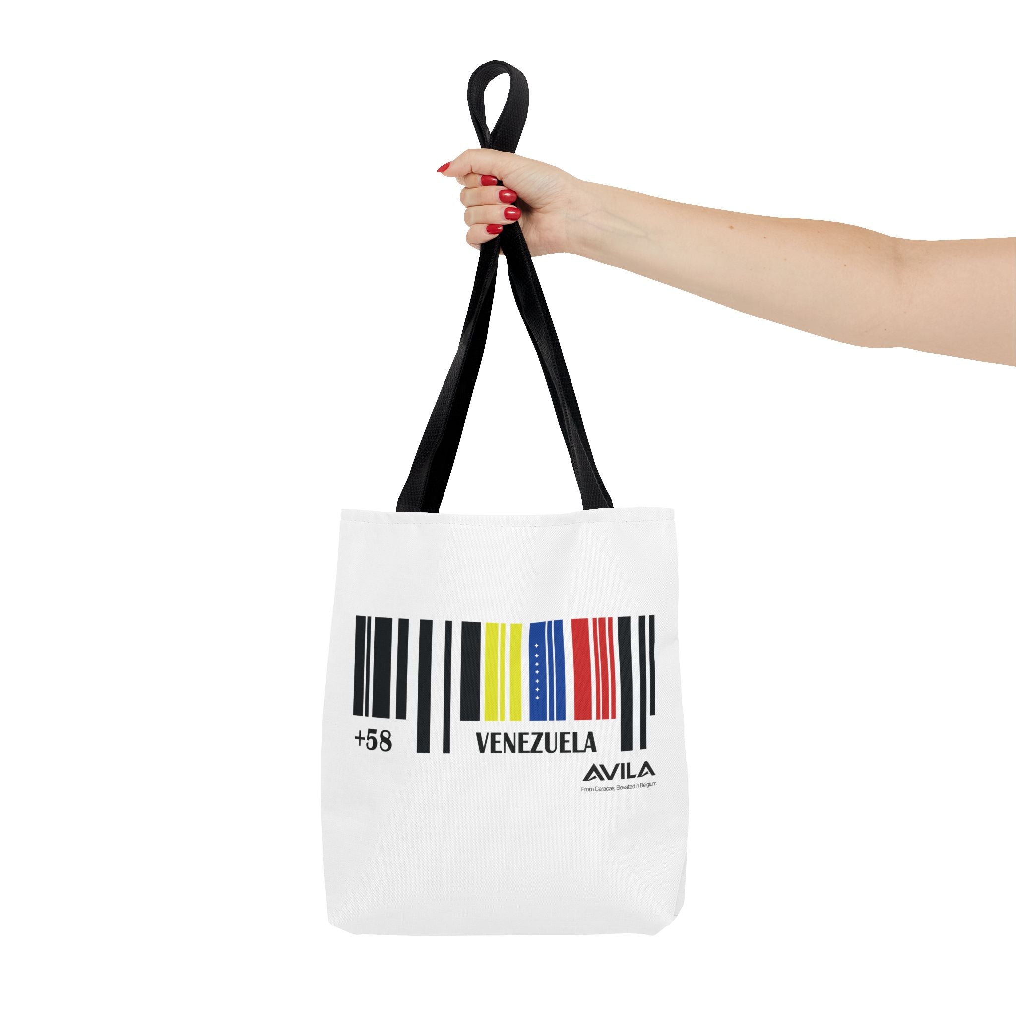 Venezuela Flag Barcode Tote Bag