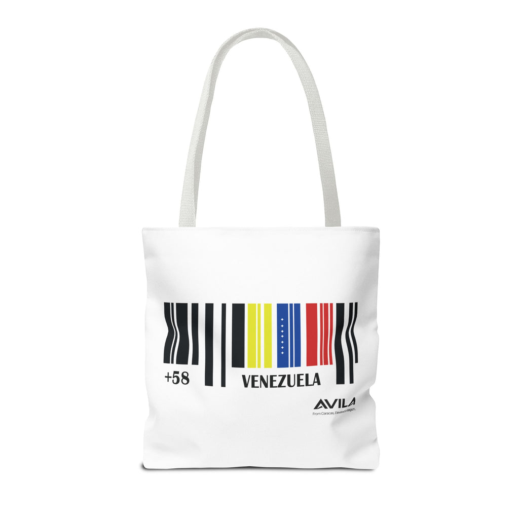 Venezuela Flag Barcode Tote Bag