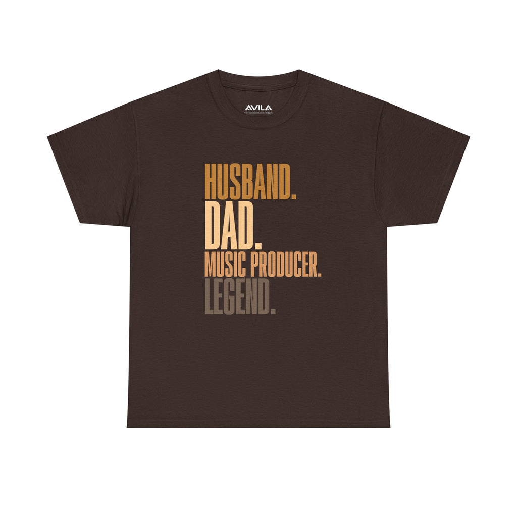 Husband Dad Music Producer Legend T-Shirt