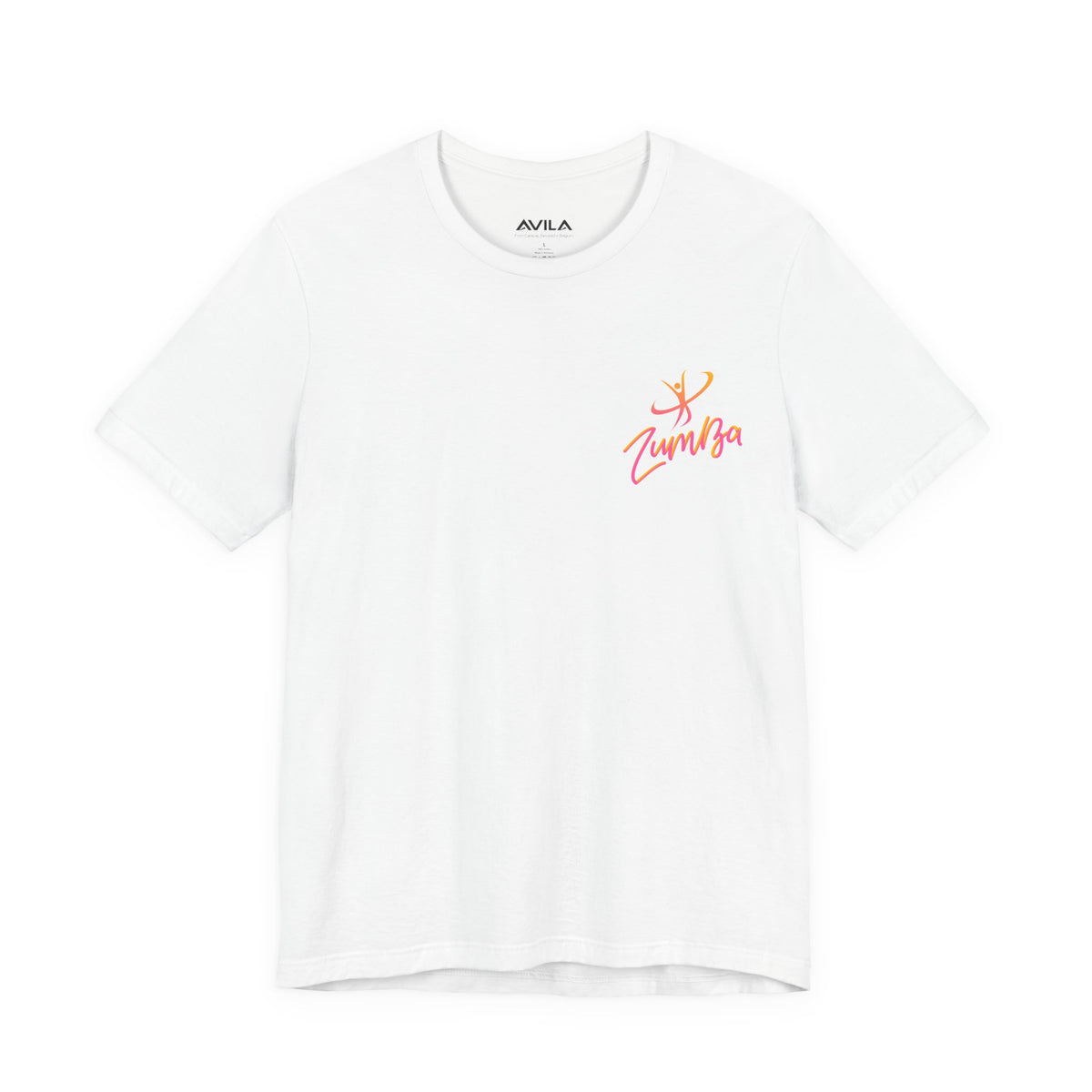 Zumba Dance Script Chest Tee