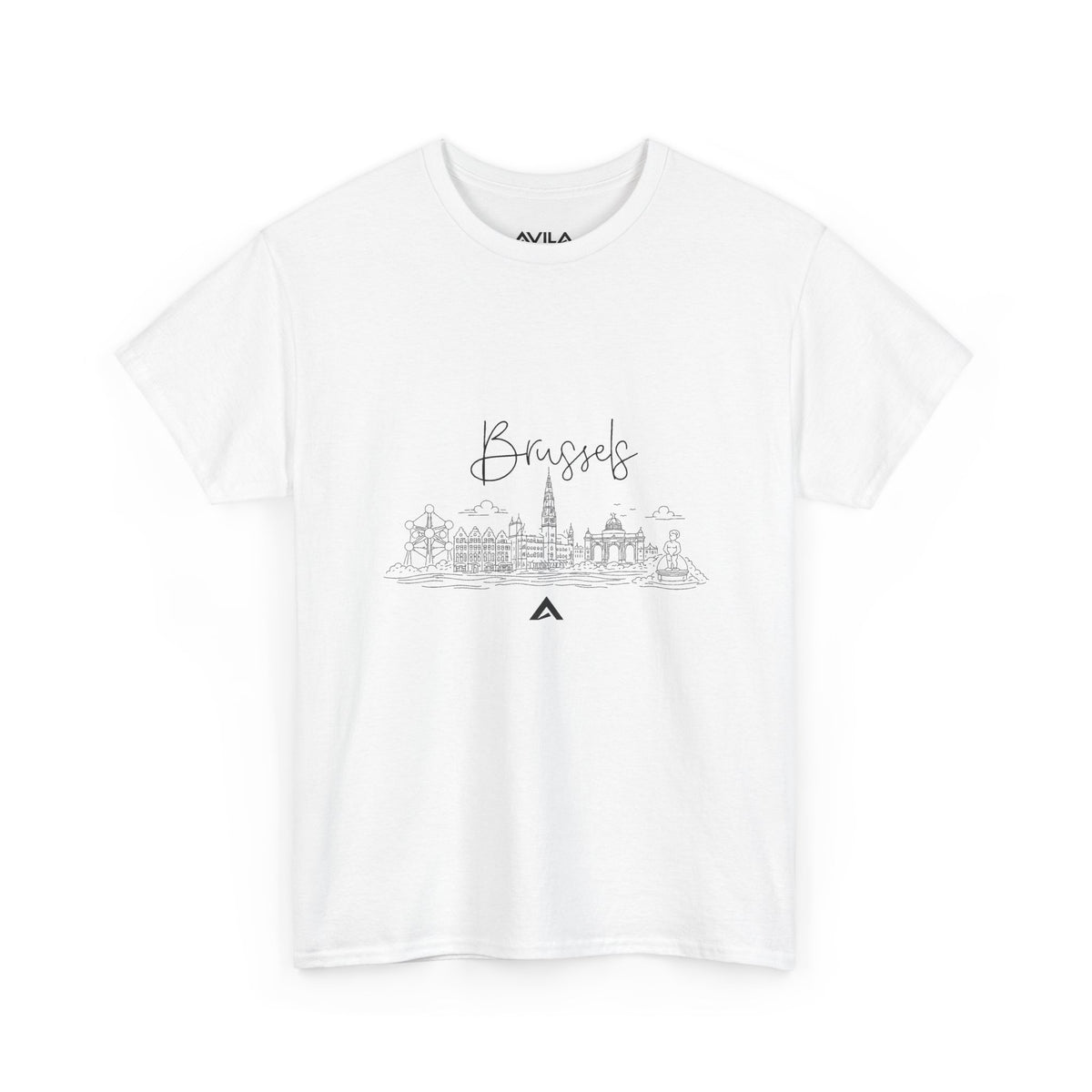 Brussels Belgium Skyline  T-Shirt
