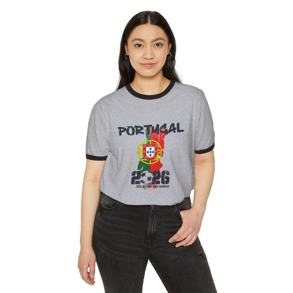 Portugal 2026 Soccer Ringer Tee